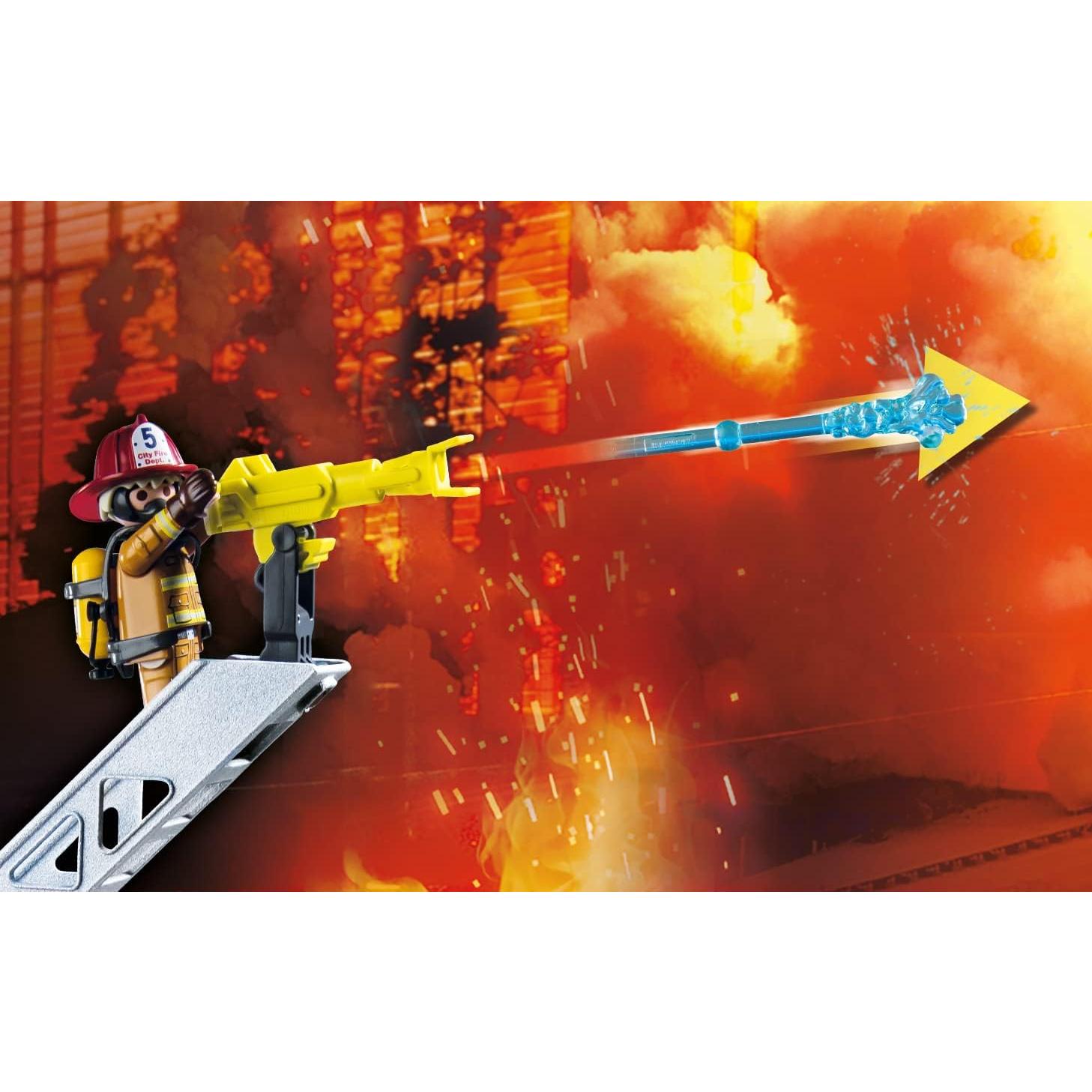 Camión de Bomberos Playmobil 71233 con 2 Figuras y Accesorios
