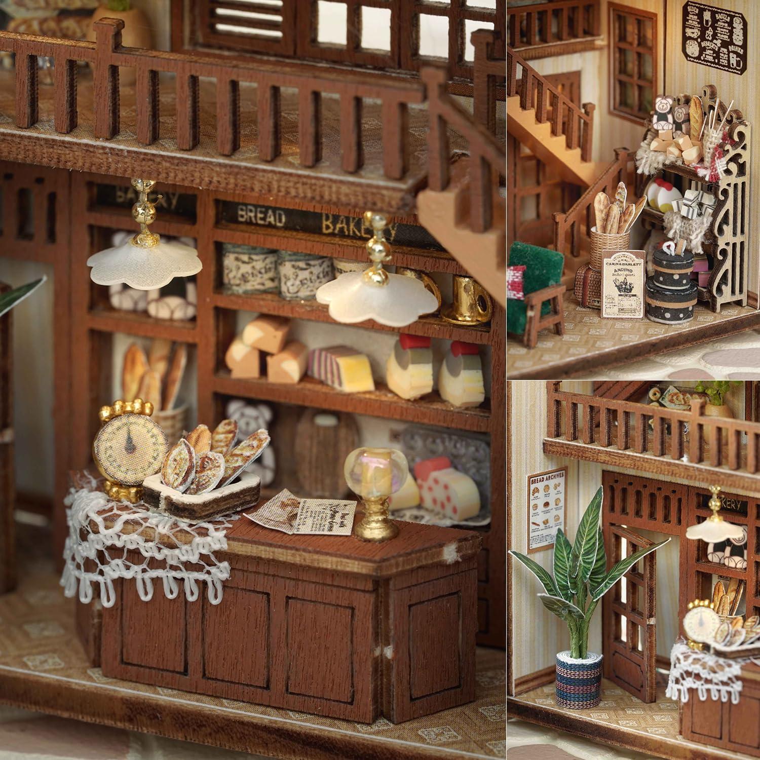 Kit Casa de Muñecas Miniatura DIY TuKIIE - Hora del Bagel