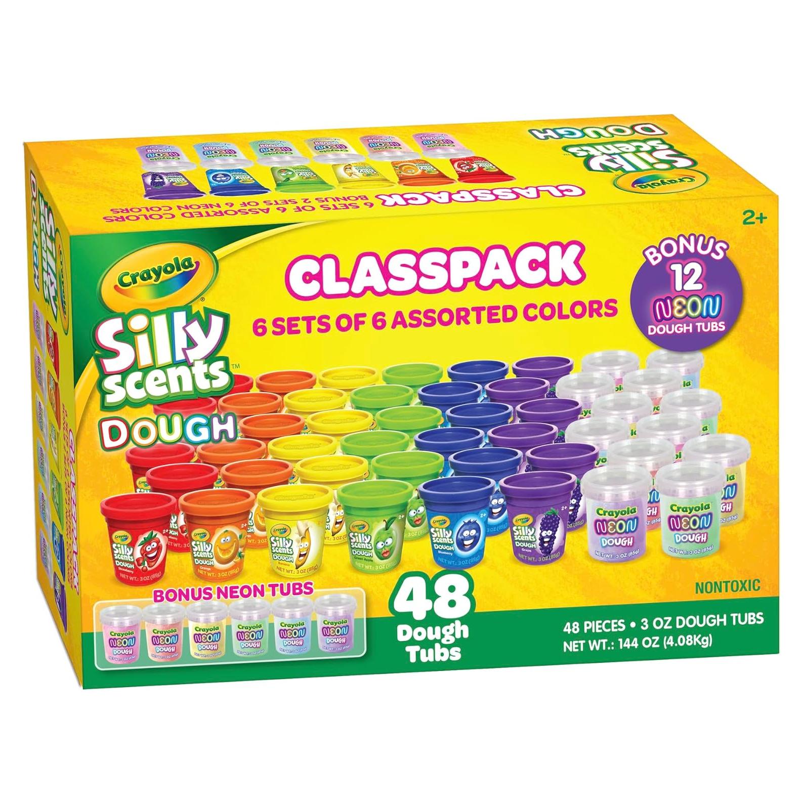 Crayola Silly Scents 48 tarros de 85g masa aromatizada