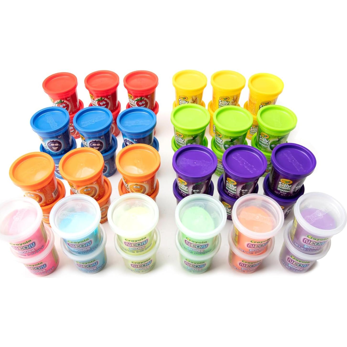 Crayola Silly Scents 48 tarros de 85g masa aromatizada