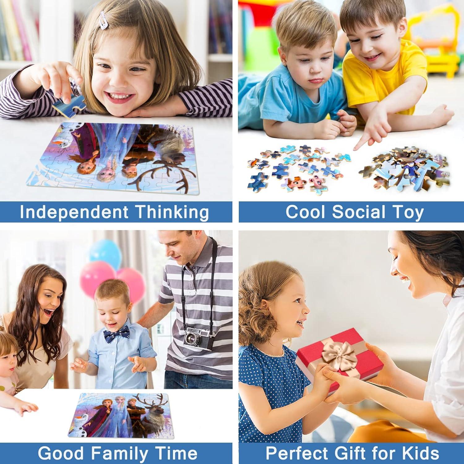 Rompecabezas Infantil 60 Piezas MZZOTOY Caja Metal 4-8 Años