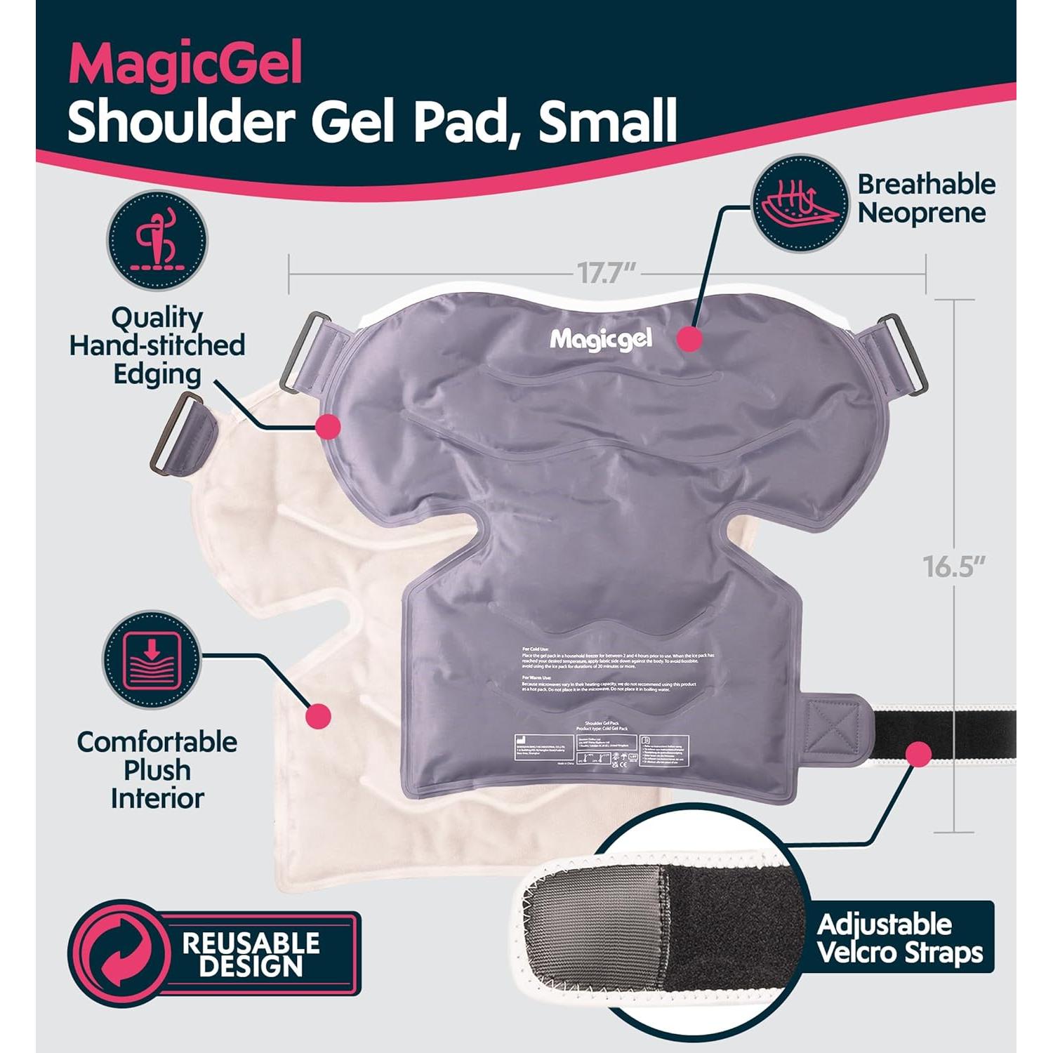 Funda de Hielo para Hombro Magic Gel - Reutilizable y Ajustable