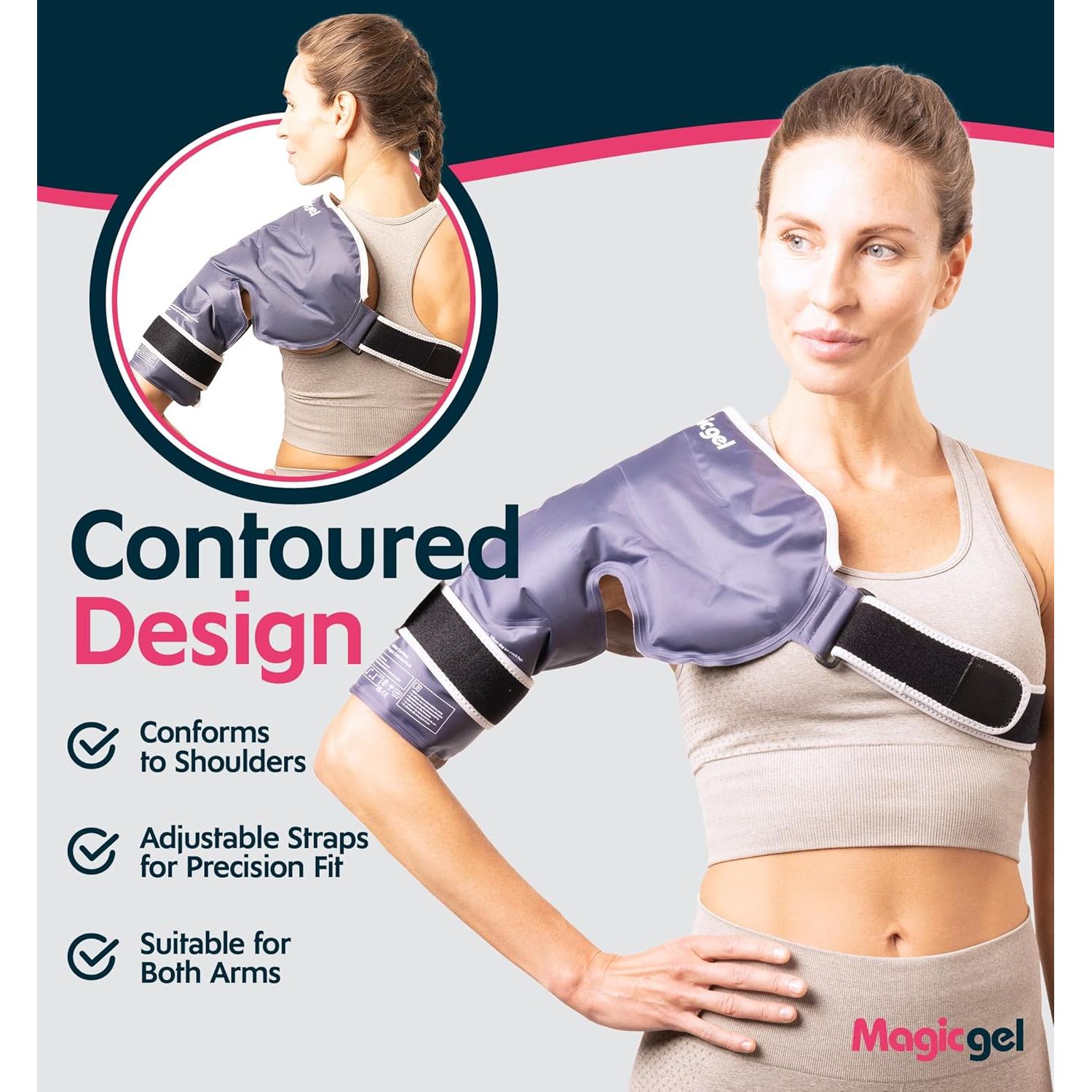 Funda de Hielo para Hombro Magic Gel - Reutilizable y Ajustable