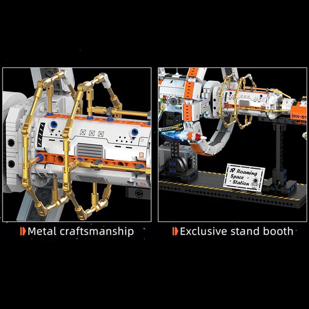 Apokolips Space Station Building Blocks Set with Lights,Space Exploration Building Block Toy,Creative Gift Idea for Adults and Space Fans(1583 pcs)