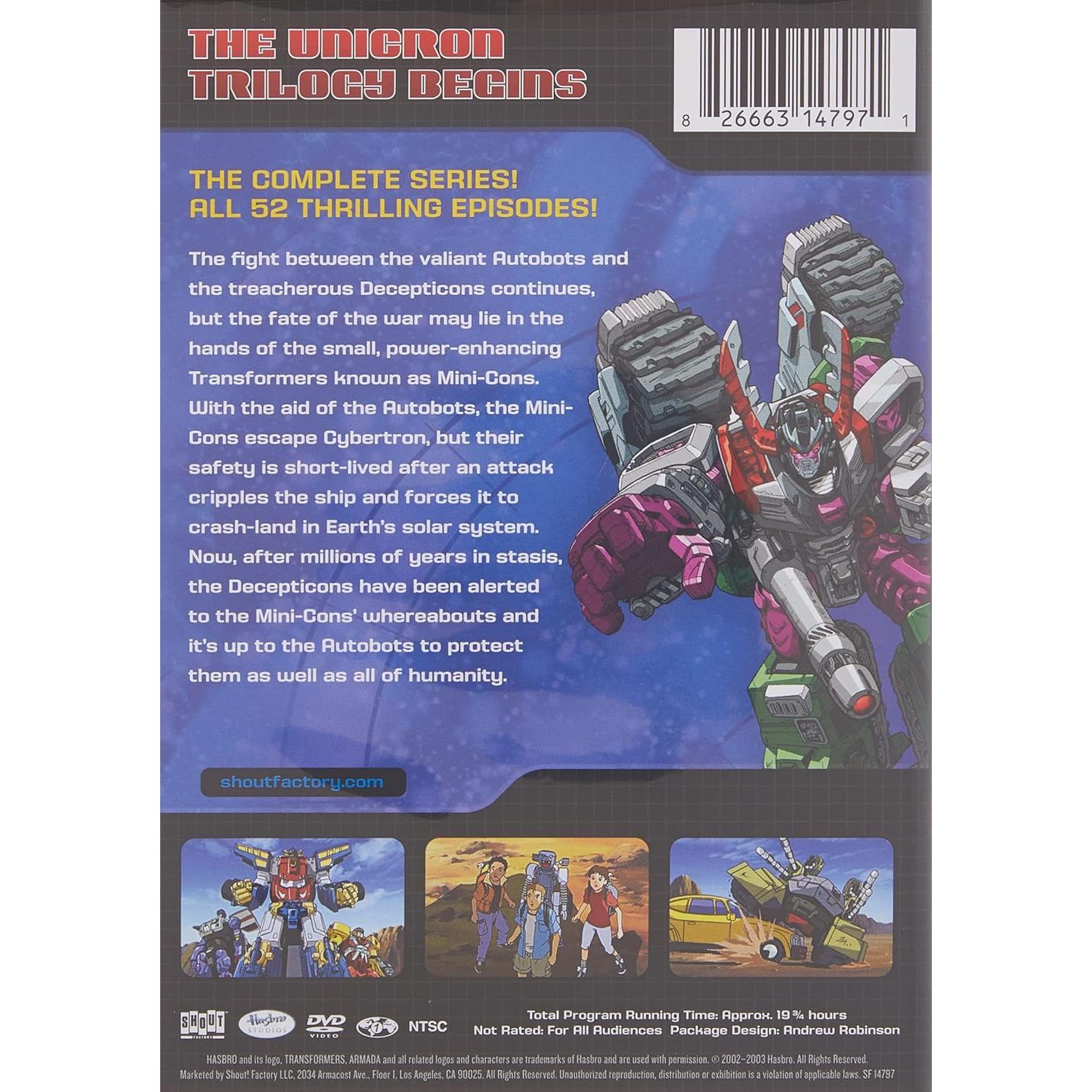 Transformers Armada DVD Completo 52 Episodios 19h 4m