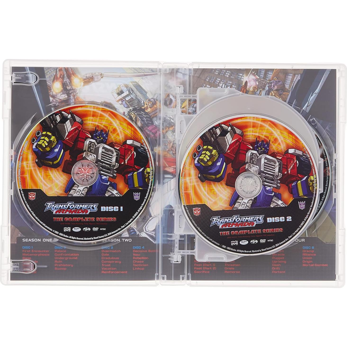 Transformers Armada DVD Completo 52 Episodios 19h 4m
