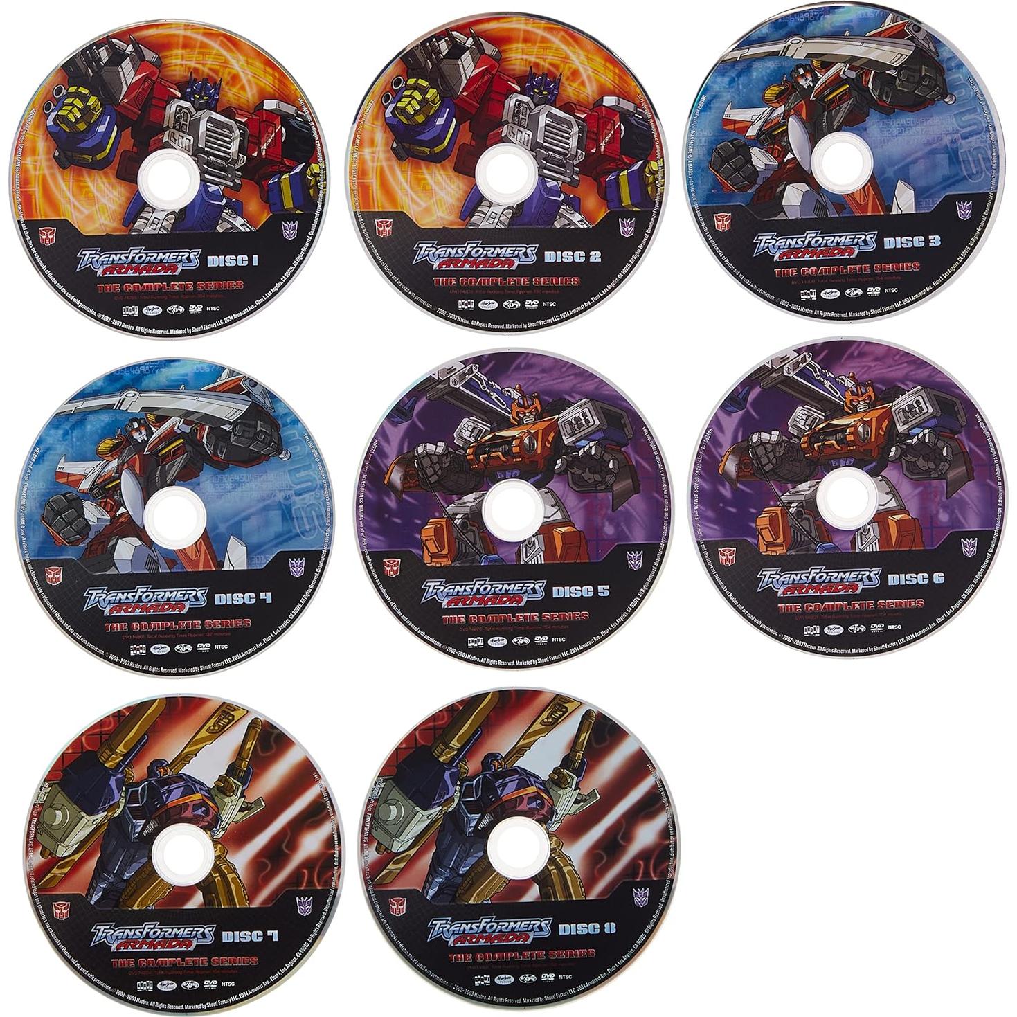 Transformers Armada DVD Completo 52 Episodios 19h 4m