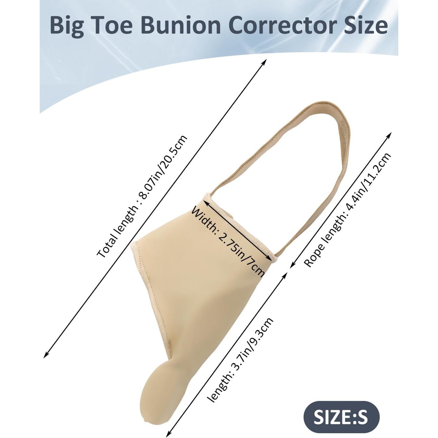 Corrector de Juanetes BLATOWN 2 Piezas Gel Transpirable S