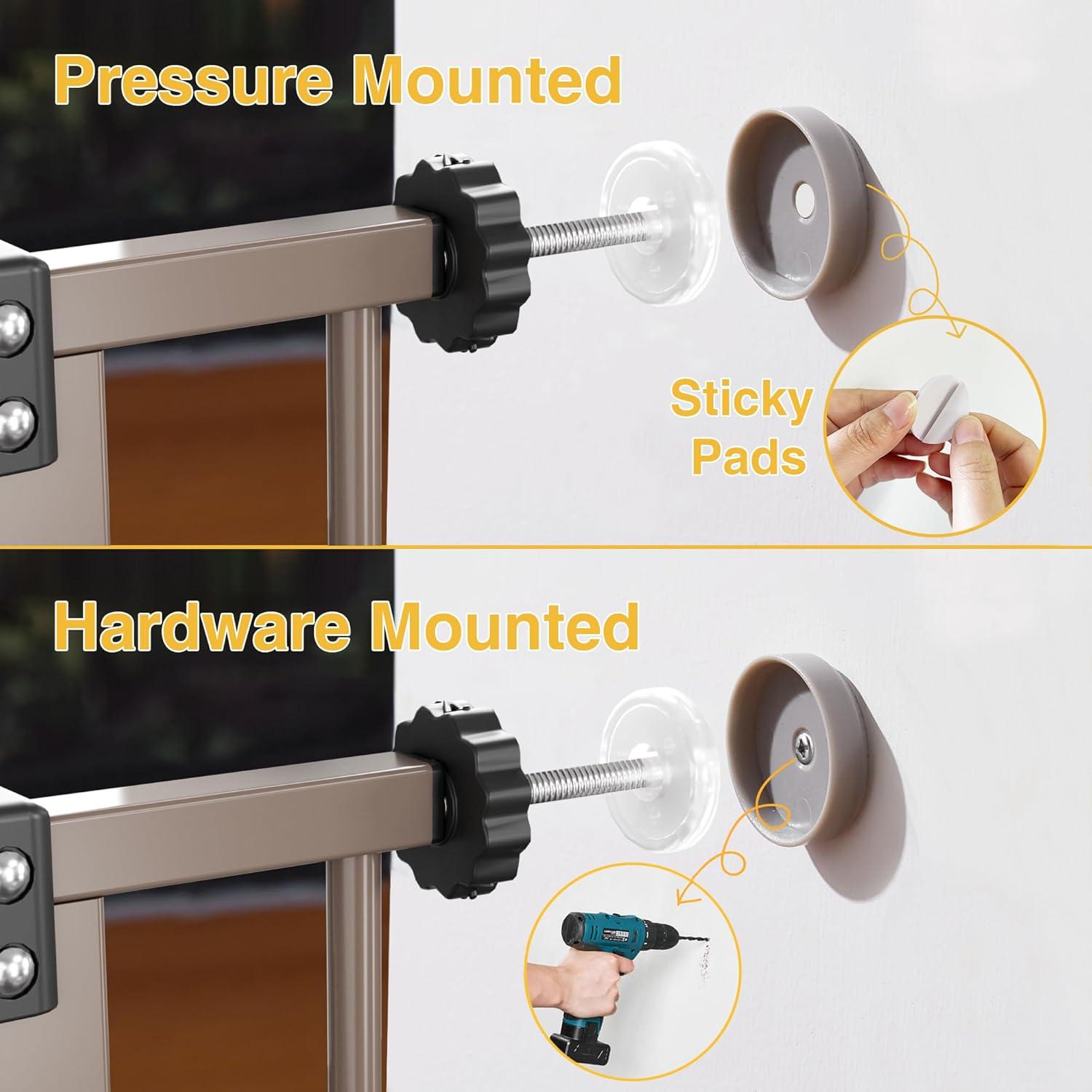 Puerta para Bebés InnoTruth 28.9-49" Ajustable 30" Alta