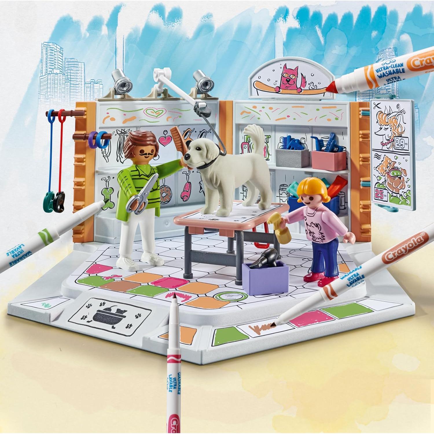 Salón de Perros Playmobil Color 71514 con Accesorios