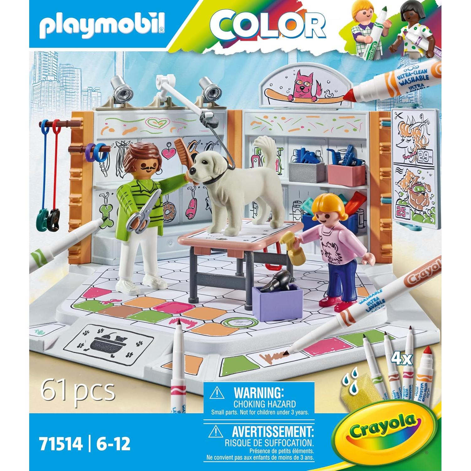 Salón de Perros Playmobil Color 71514 con Accesorios