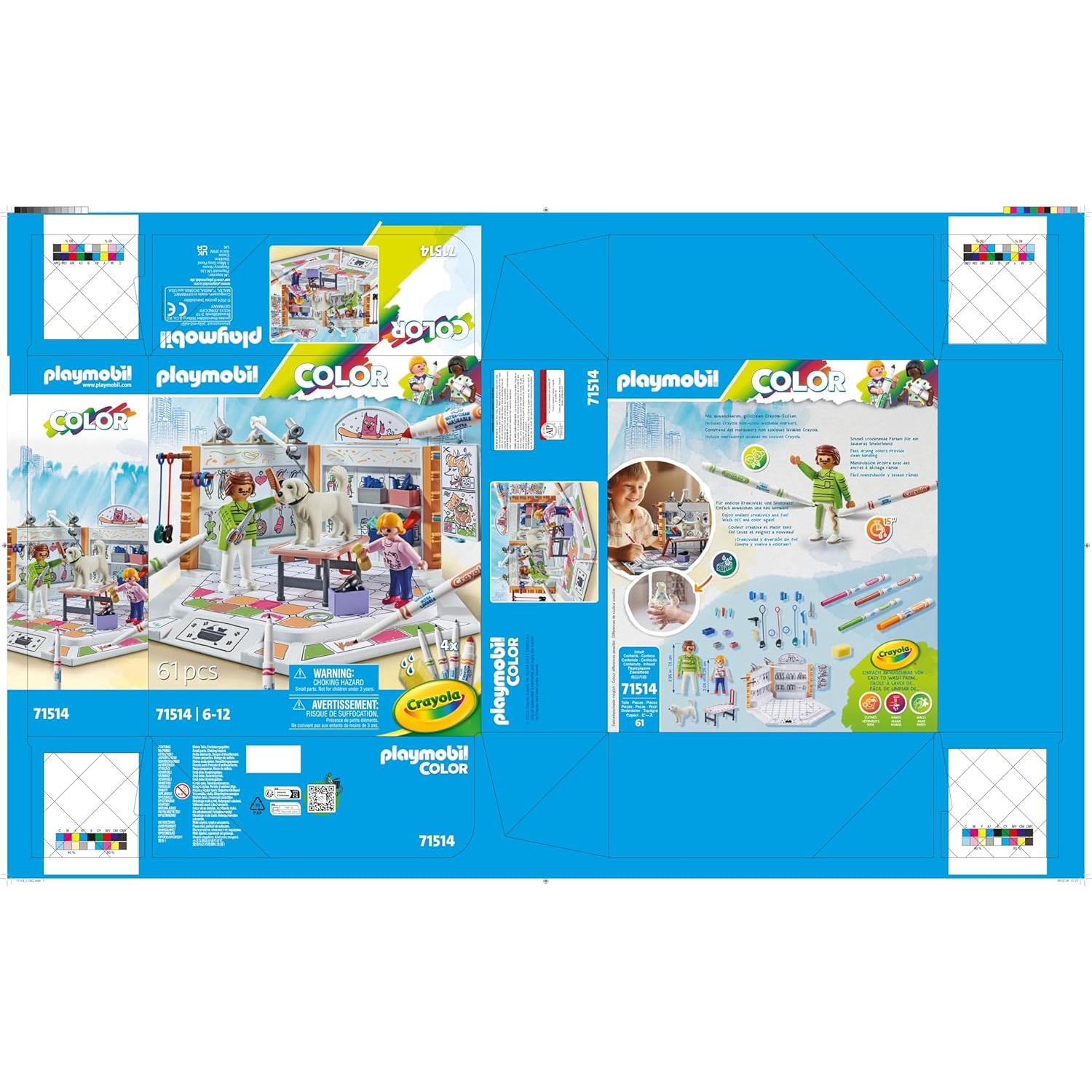 Salón de Perros Playmobil Color 71514 con Accesorios