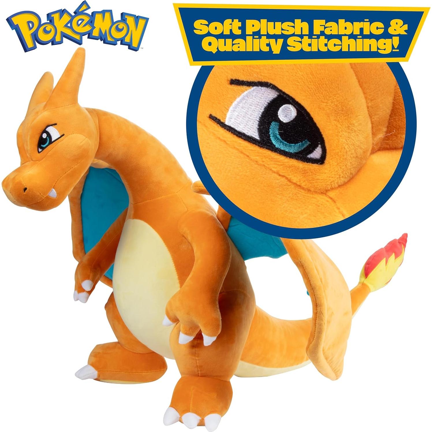 Peluche Jumbo Charizard 60 cm - Pokémon - Licencia Oficial