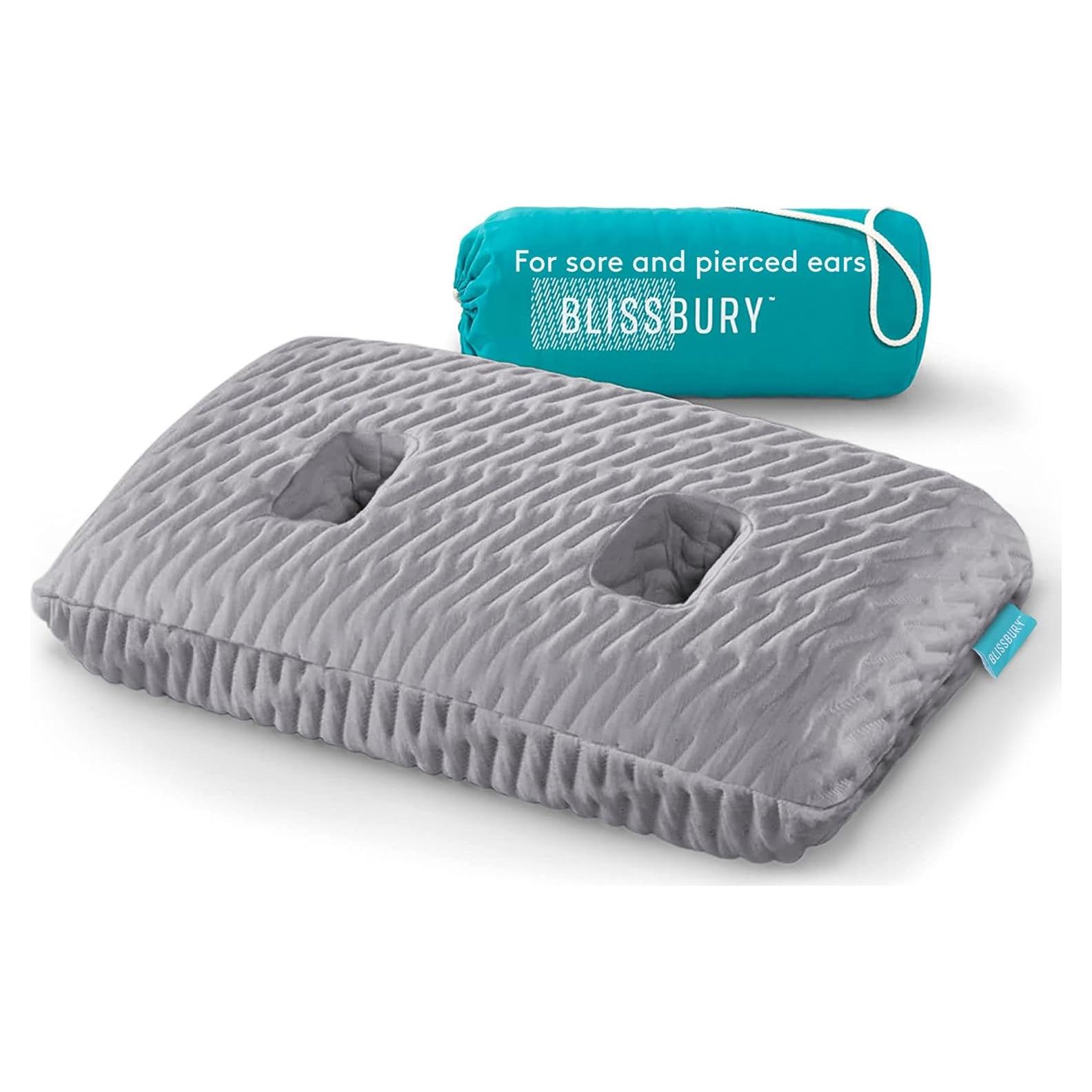 Almohada Blissbury con Agujero para Orejas - Espuma Viscoelástica