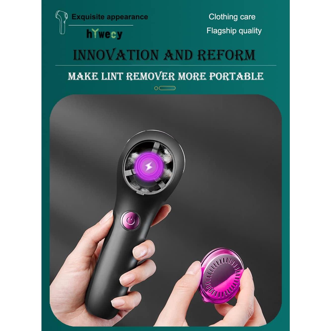 Raspador de Pelusa Recargable hYwecy TB-02 Negro 300g