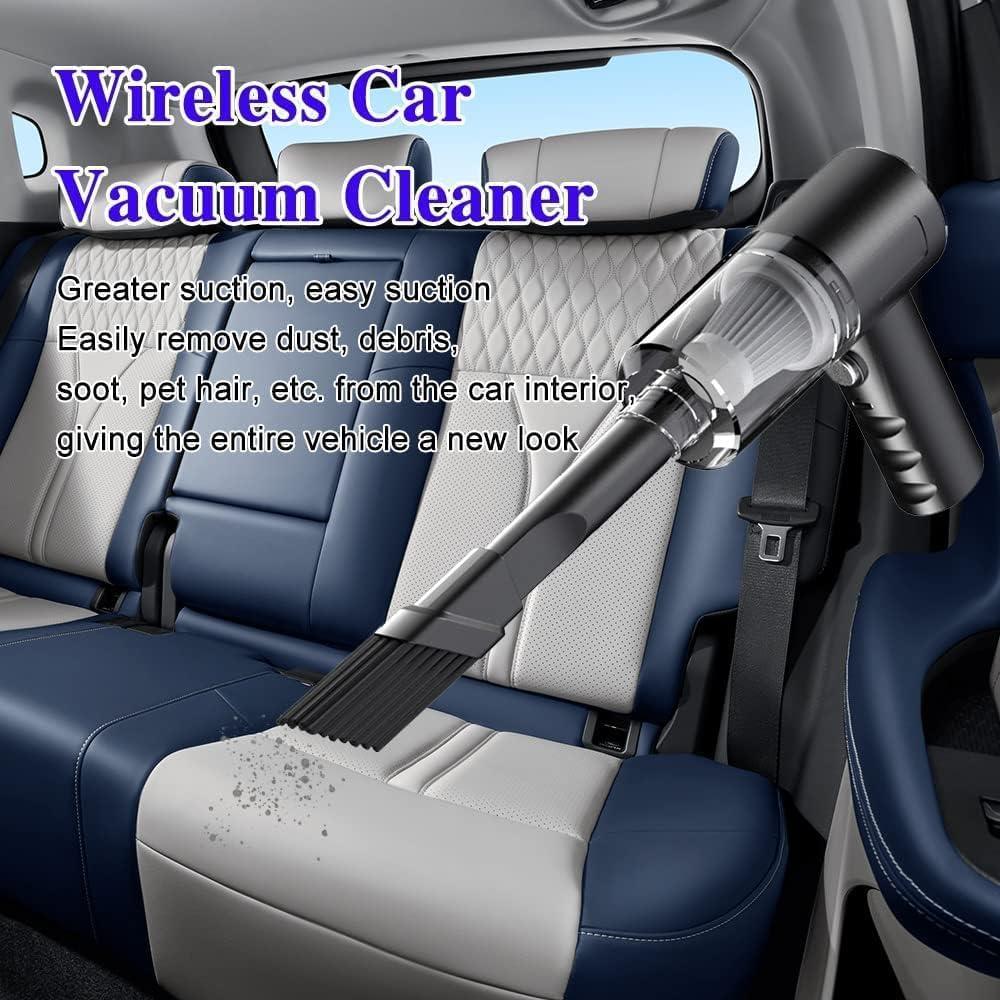 Mini Aspiradora de Mano XBllcyiv 120W Inalámbrica para Coche