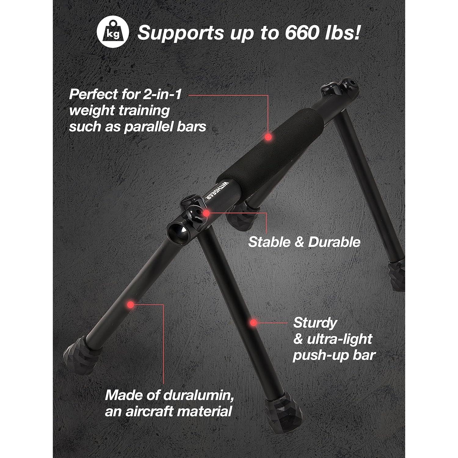 Barra de Flexiones Plegable Withgear Hawk - Antideslizante, 300kg