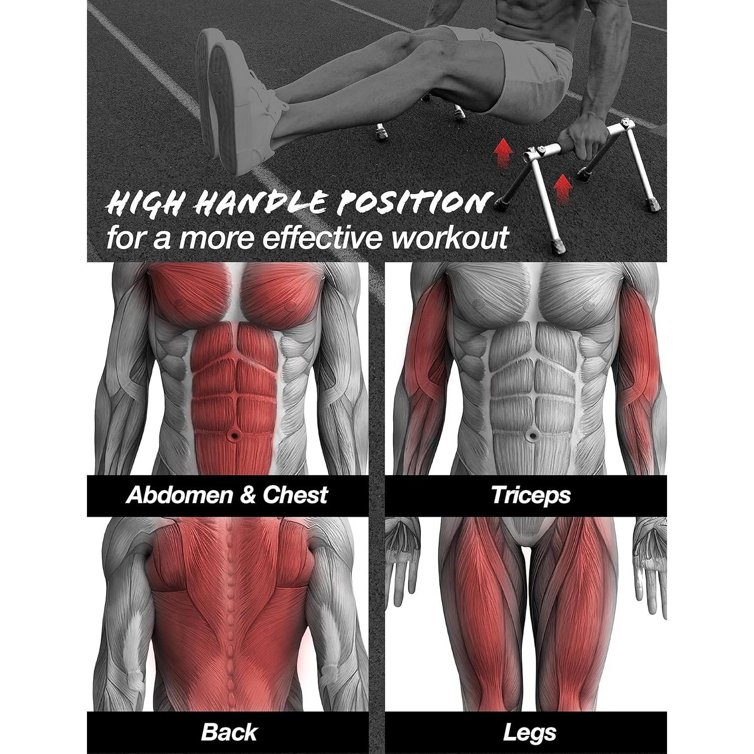 Barra de Flexiones Plegable Withgear Hawk - Antideslizante, 300kg