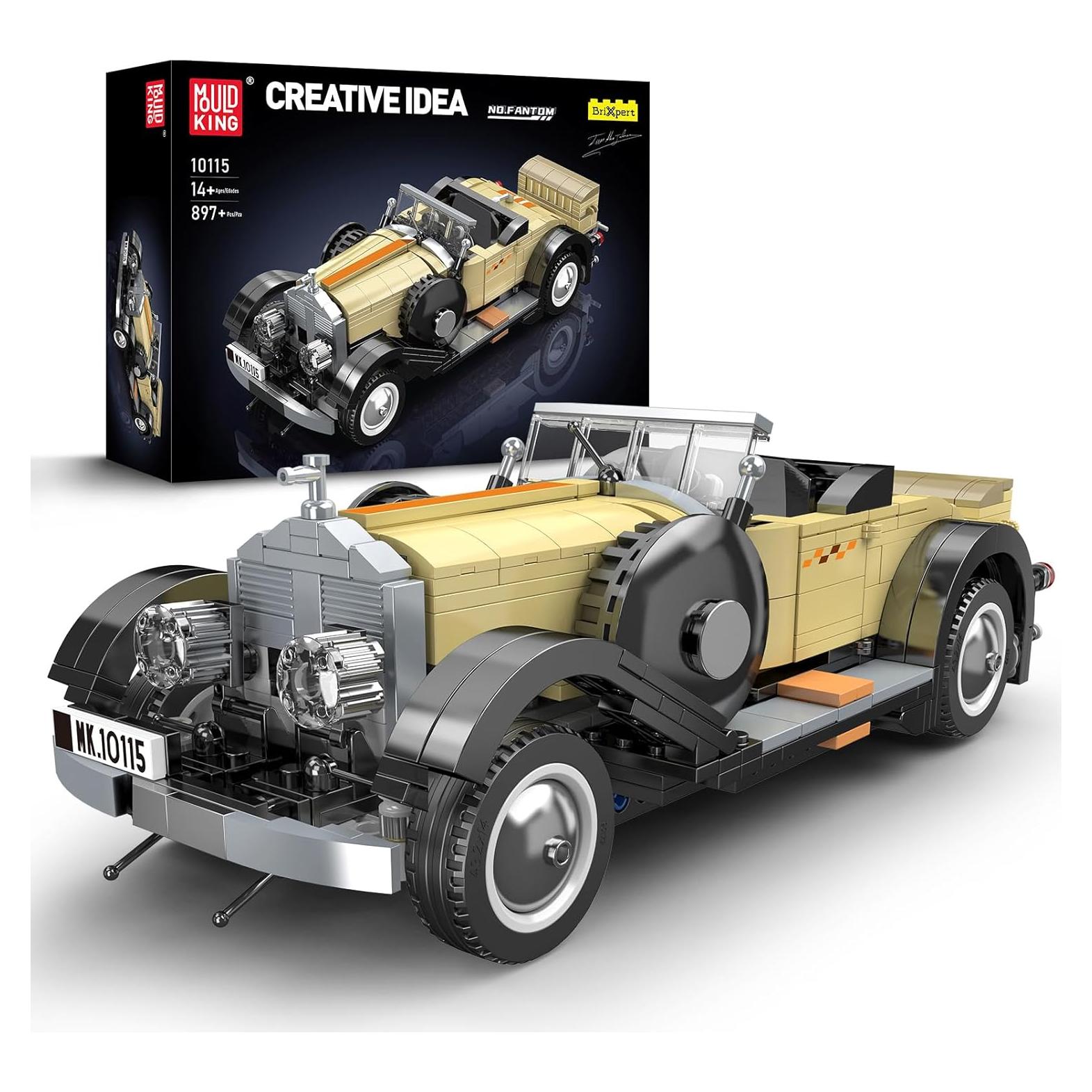 Mould King 10115 Auto Vintage 897 Piezas Modelo Estático