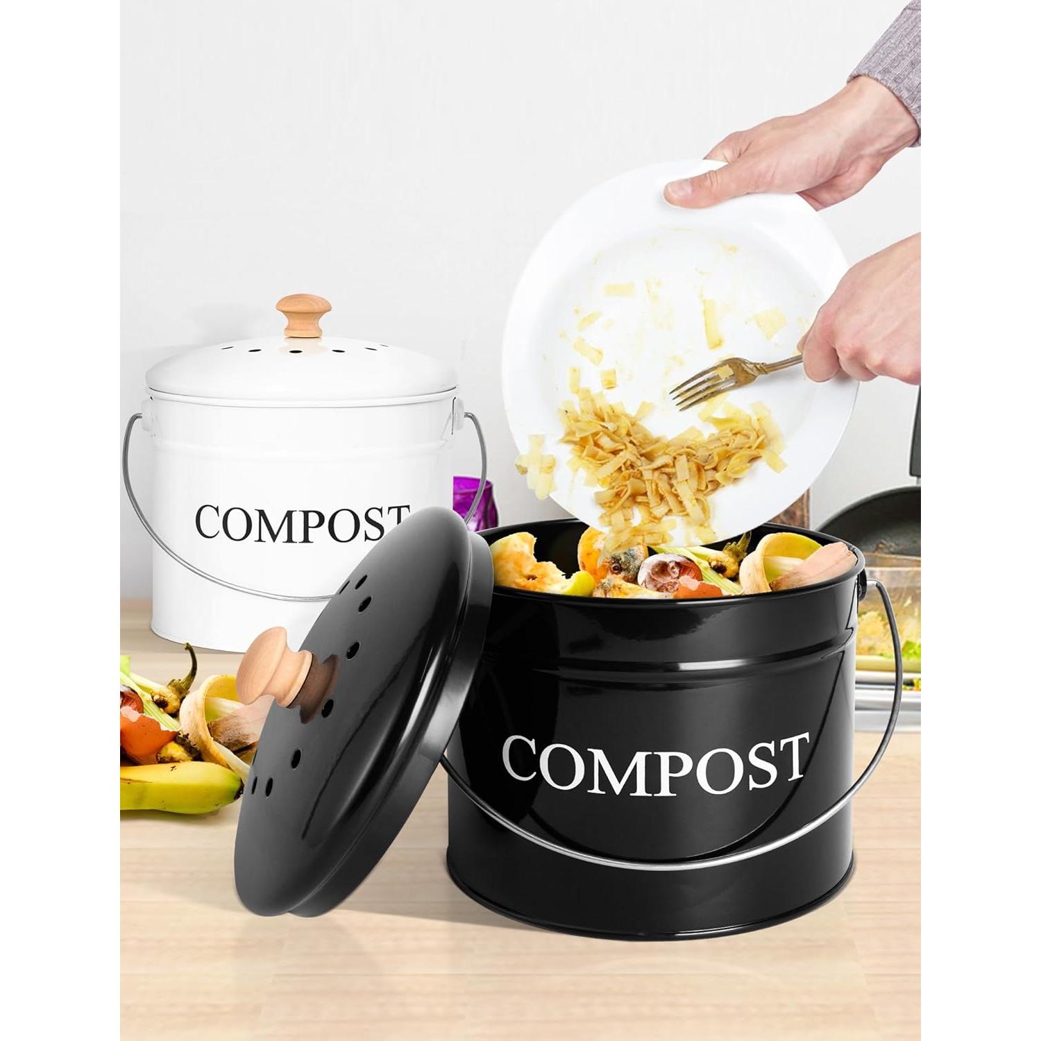 Contenedor de Compostaje Candco 3.6 kg con Tapa y Filtros