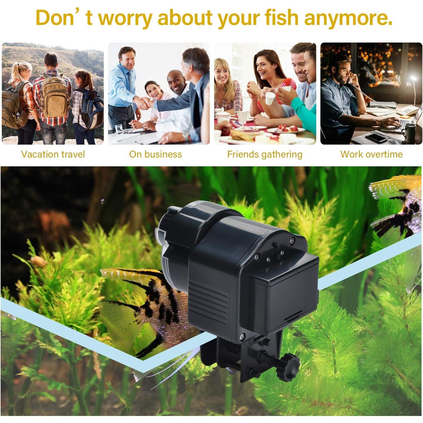 Dispensador Automático de Comida para Peces Lychee AF-2003