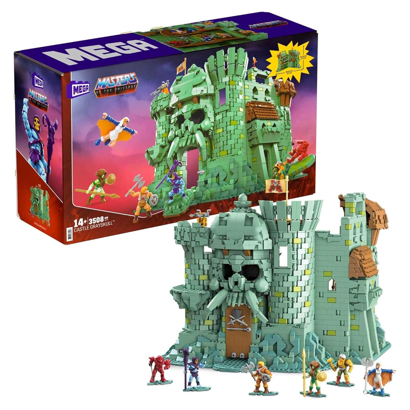 Set de Construcción Castillo Grayskull Mega 3508 Piezas