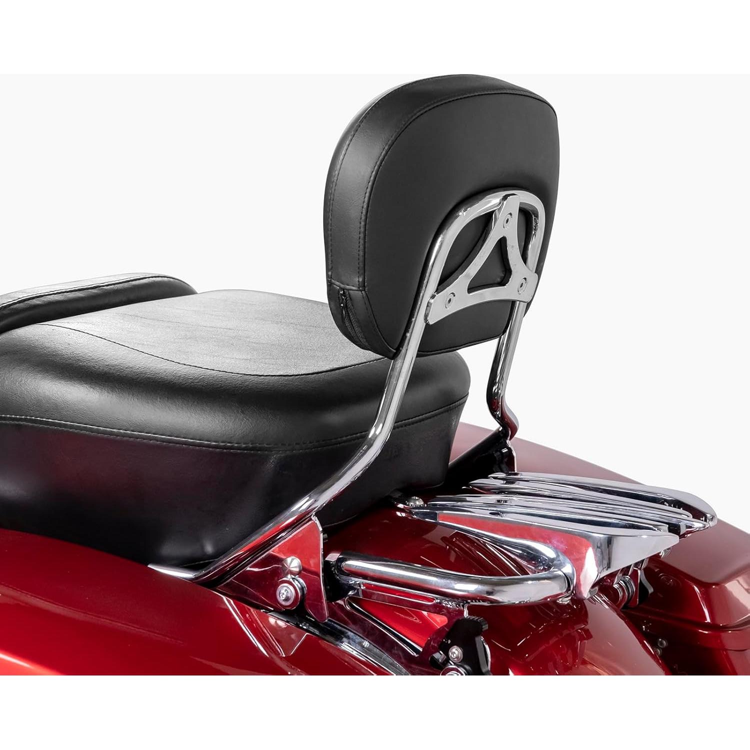Soporte de Equipaje Mofun Cromo Invisible para Harley 2009-2024
