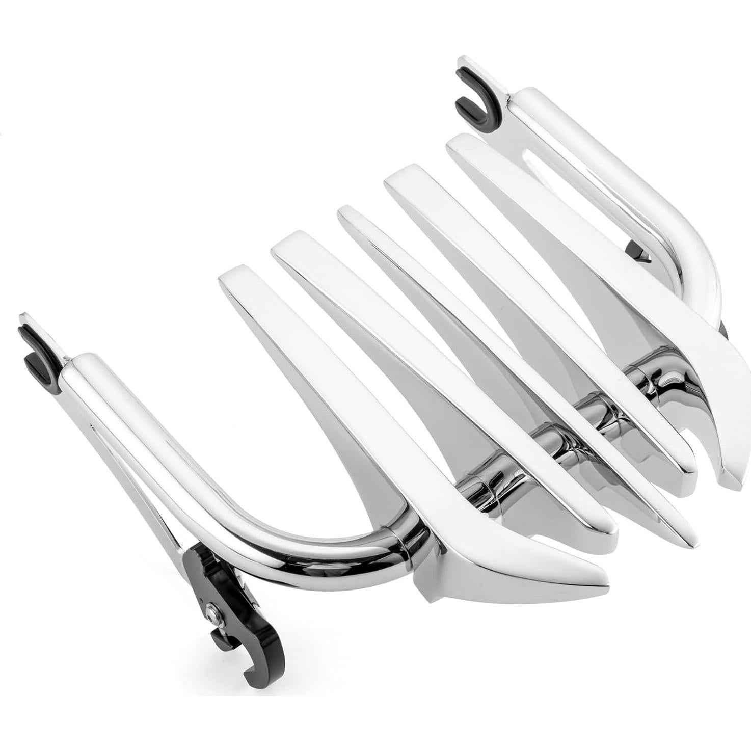 Soporte de Equipaje Mofun Cromo Invisible para Harley 2009-2024