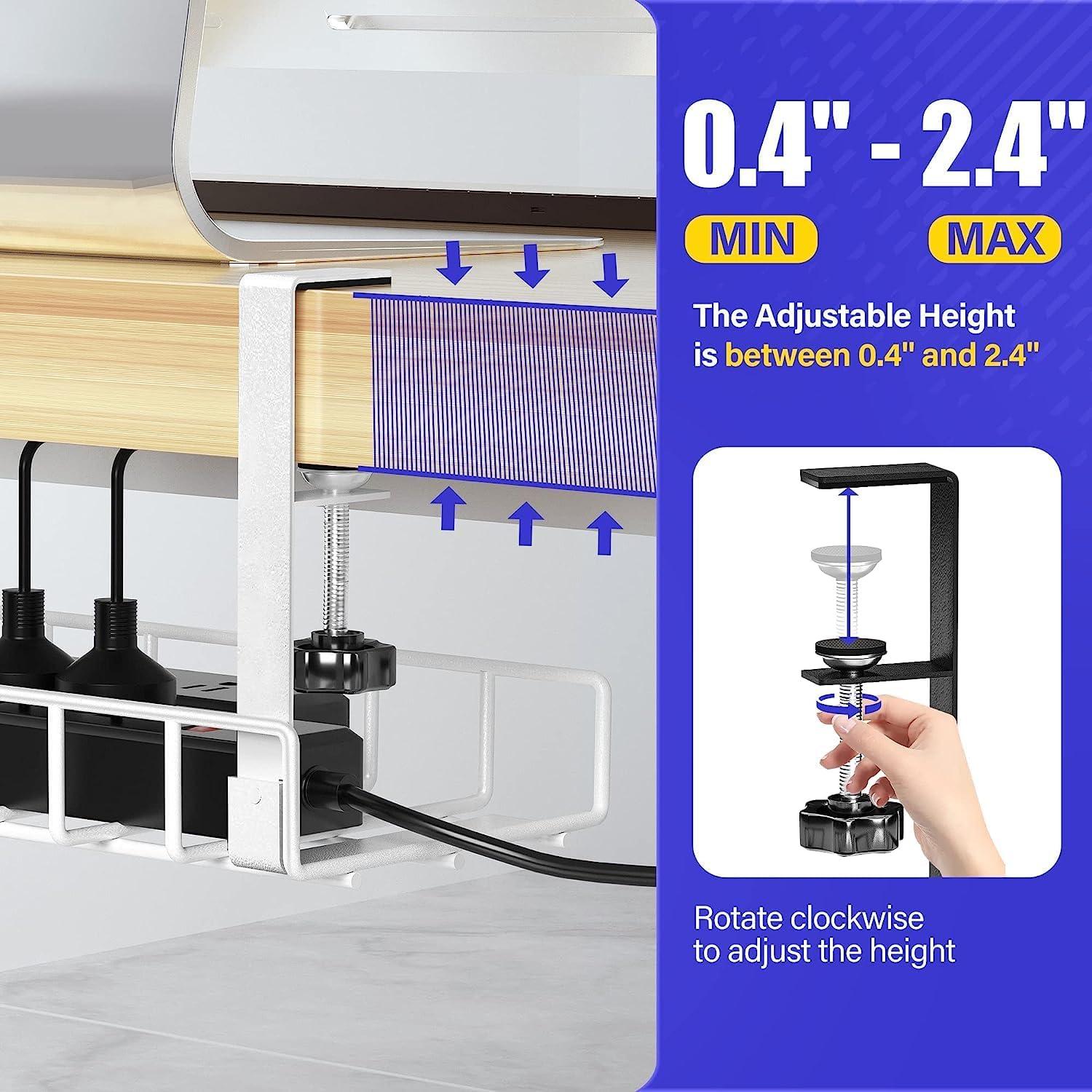 Bandeja de Gestión de Cables Xpatee Blanca Sin Montaje 40x18.5cm