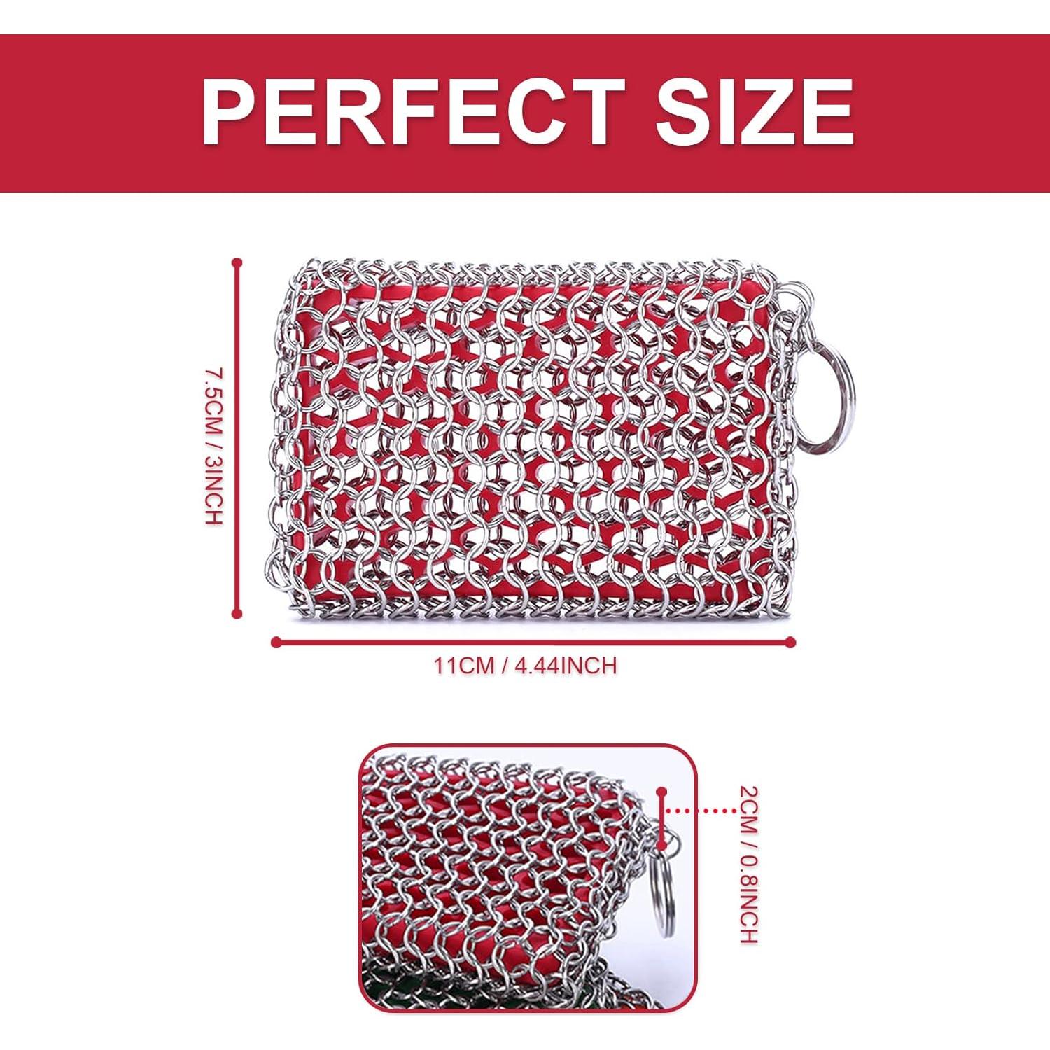 Estropajo de Hierro Fundido FORTATO con Silicona - 2 Unidades