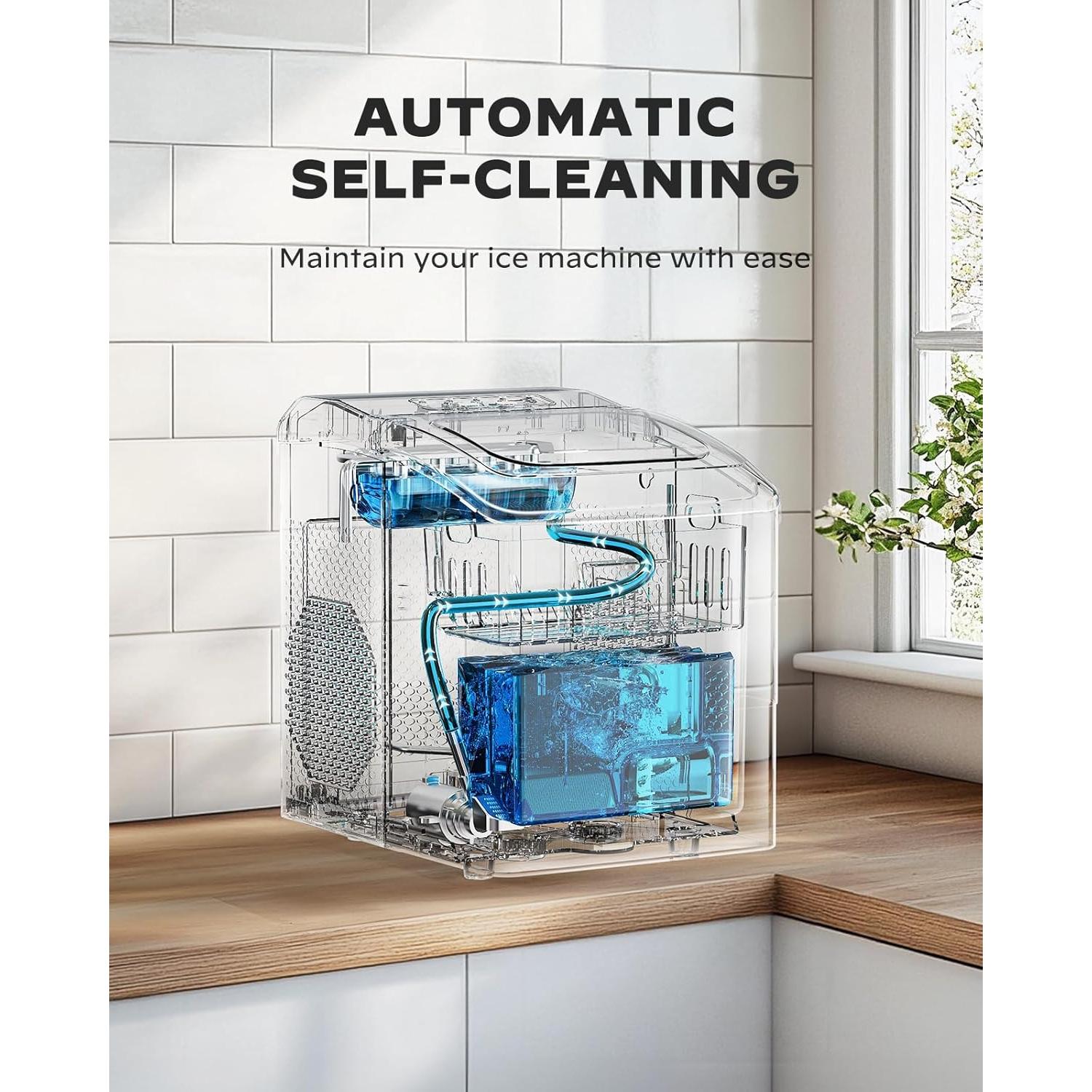 Máquina de Hielo Marsail MSIM27B, 11.79 kg/día, Compacta