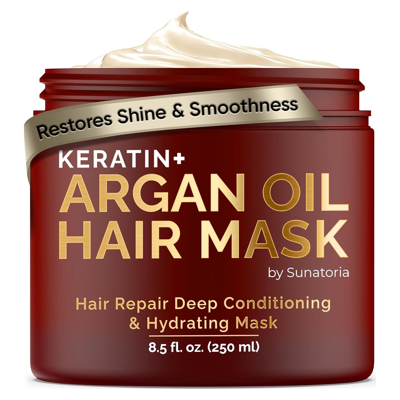 Mascarilla Capilar Sunatoria con Queratina y Aceite de Argán 250ml