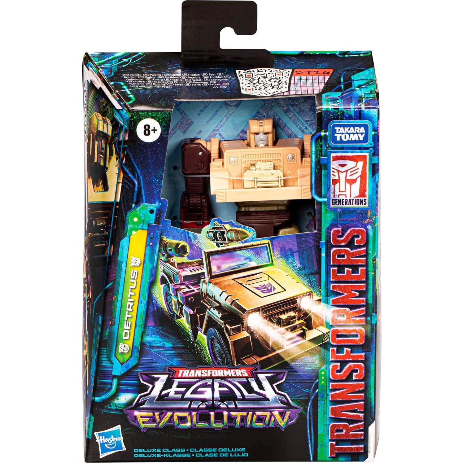 Transformers Legacy Evolution Deluxe Detritus 14 cm Figura de Acción