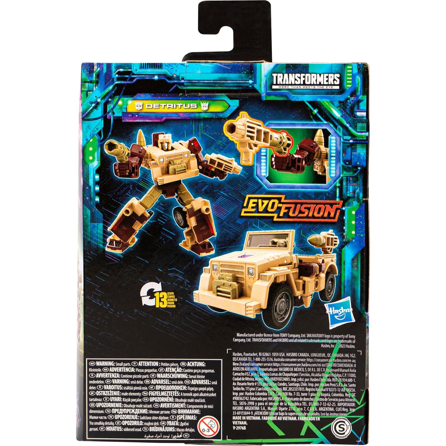 Transformers Legacy Evolution Deluxe Detritus 14 cm Figura de Acción