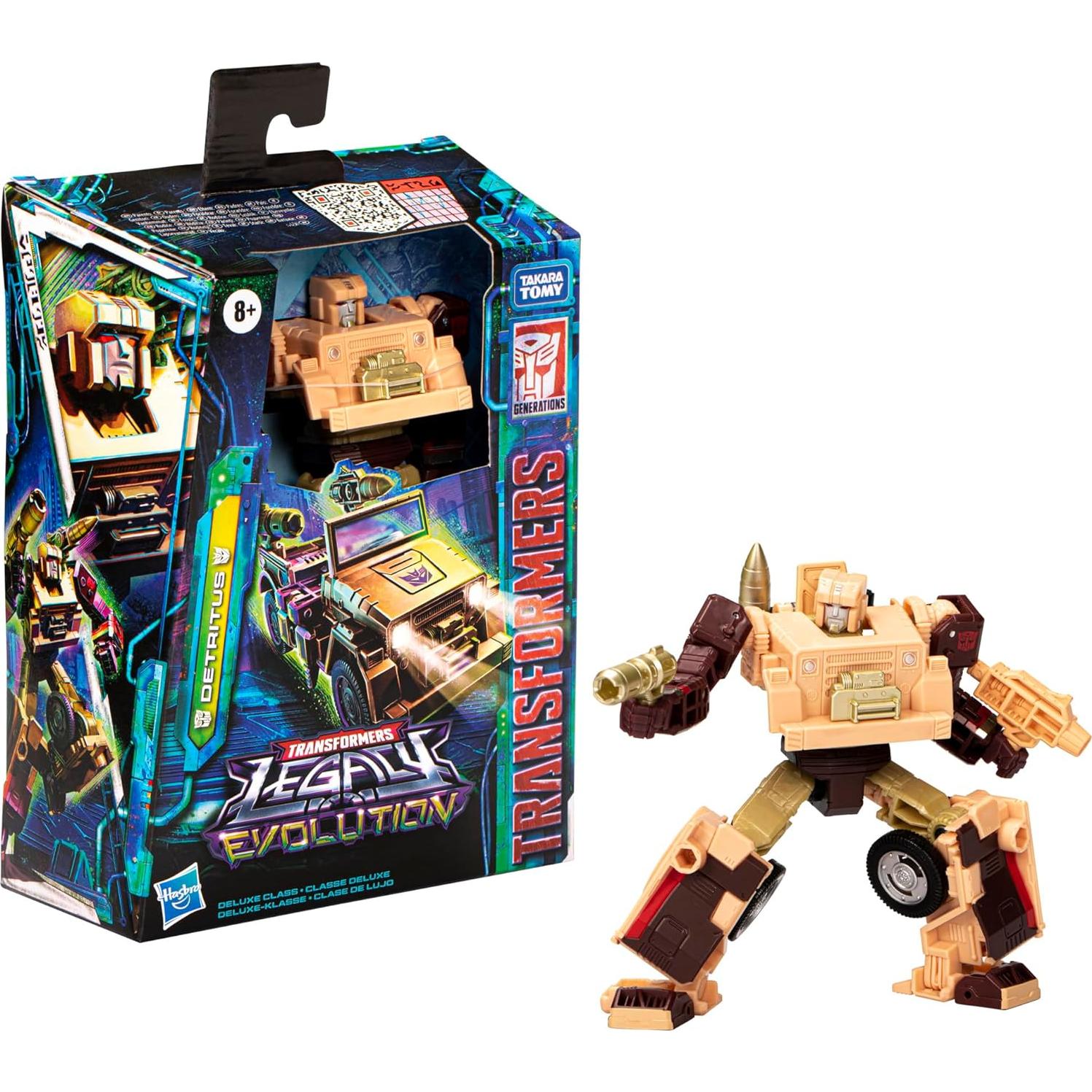 Transformers Legacy Evolution Deluxe Detritus 14 cm Figura de Acción