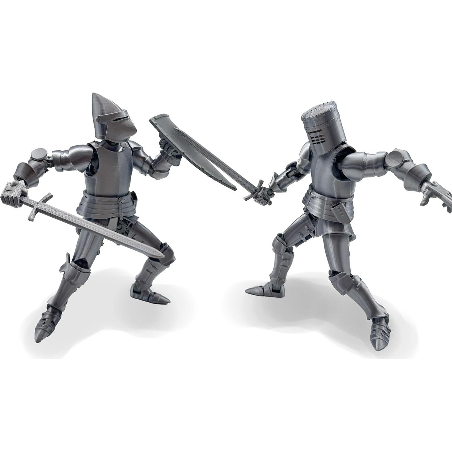 Figura Caballero Medieval T13 3D 22.66 cm Juguete Movible