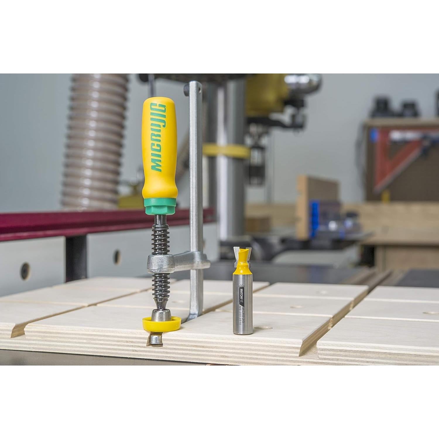 Fresa de Cola de Milano MICROJIG MB-050-0514 1,27 cm Amarillo