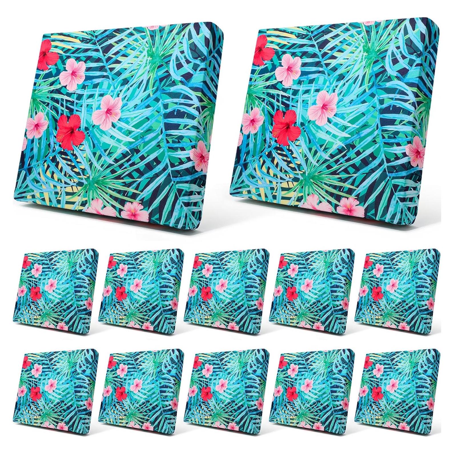 Fundas de Cojines para Patio Newwiee 12 Pcs Colorido