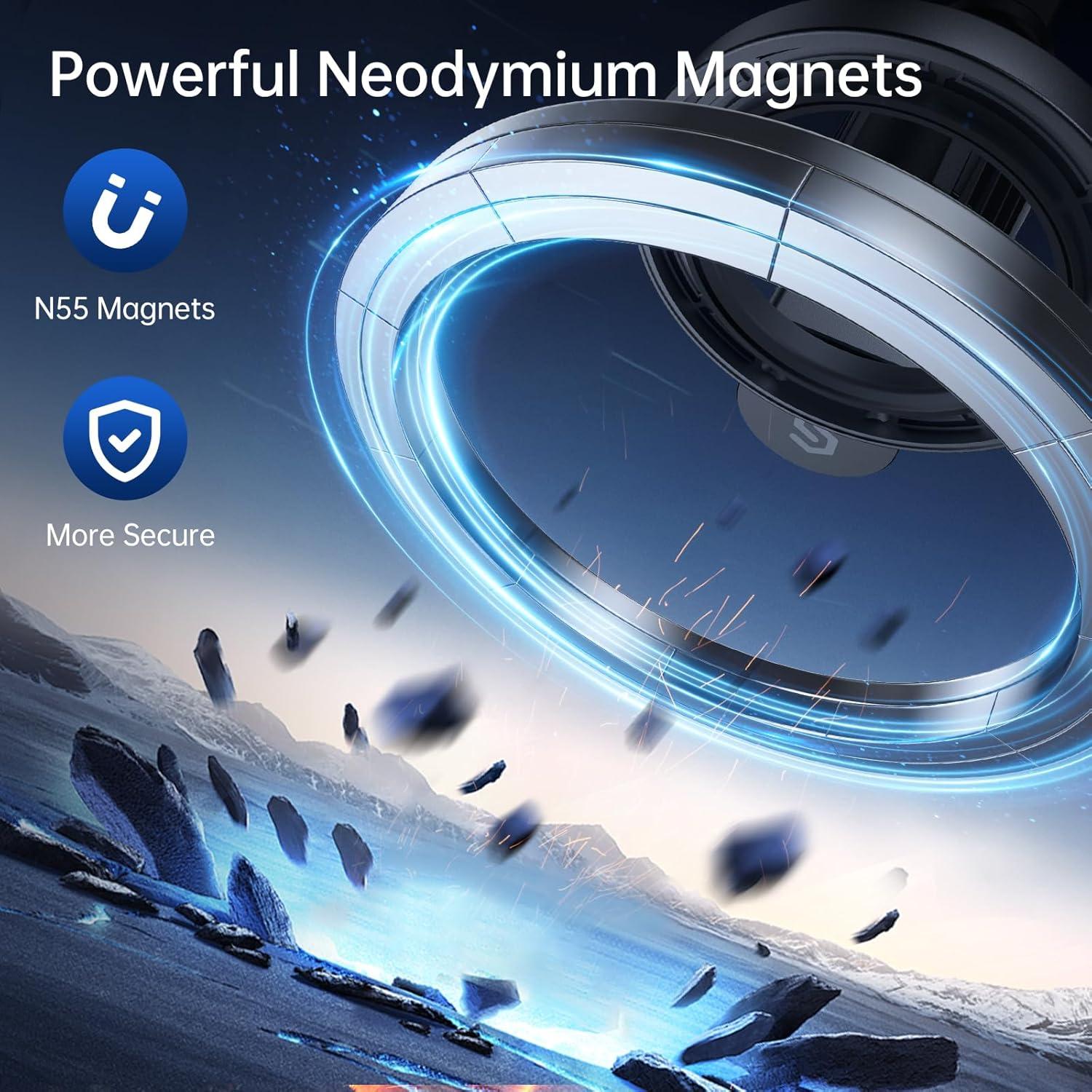 Soporte de Coche MagSafe SYNCWIRE Fibra de Carbono 360°