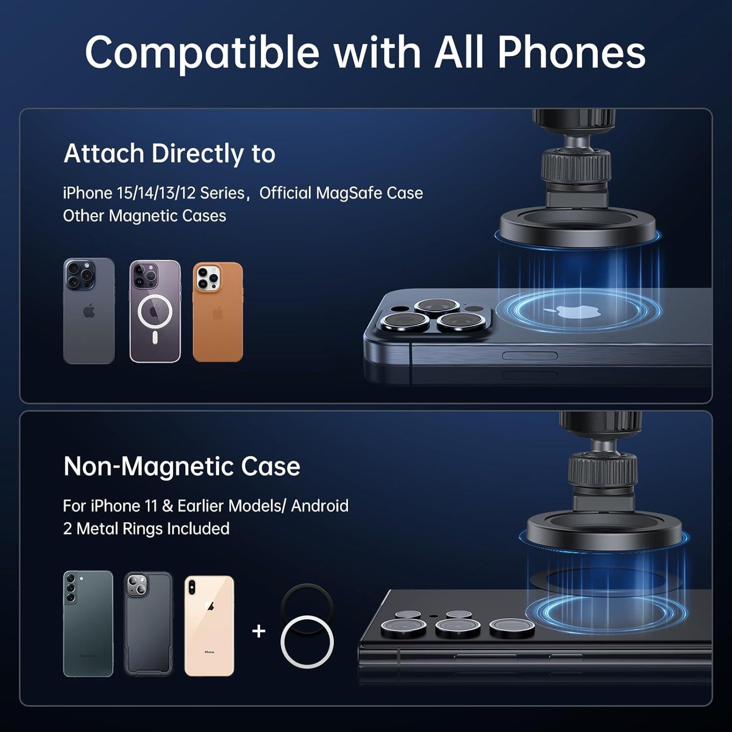 Soporte de Coche MagSafe SYNCWIRE Fibra de Carbono 360°