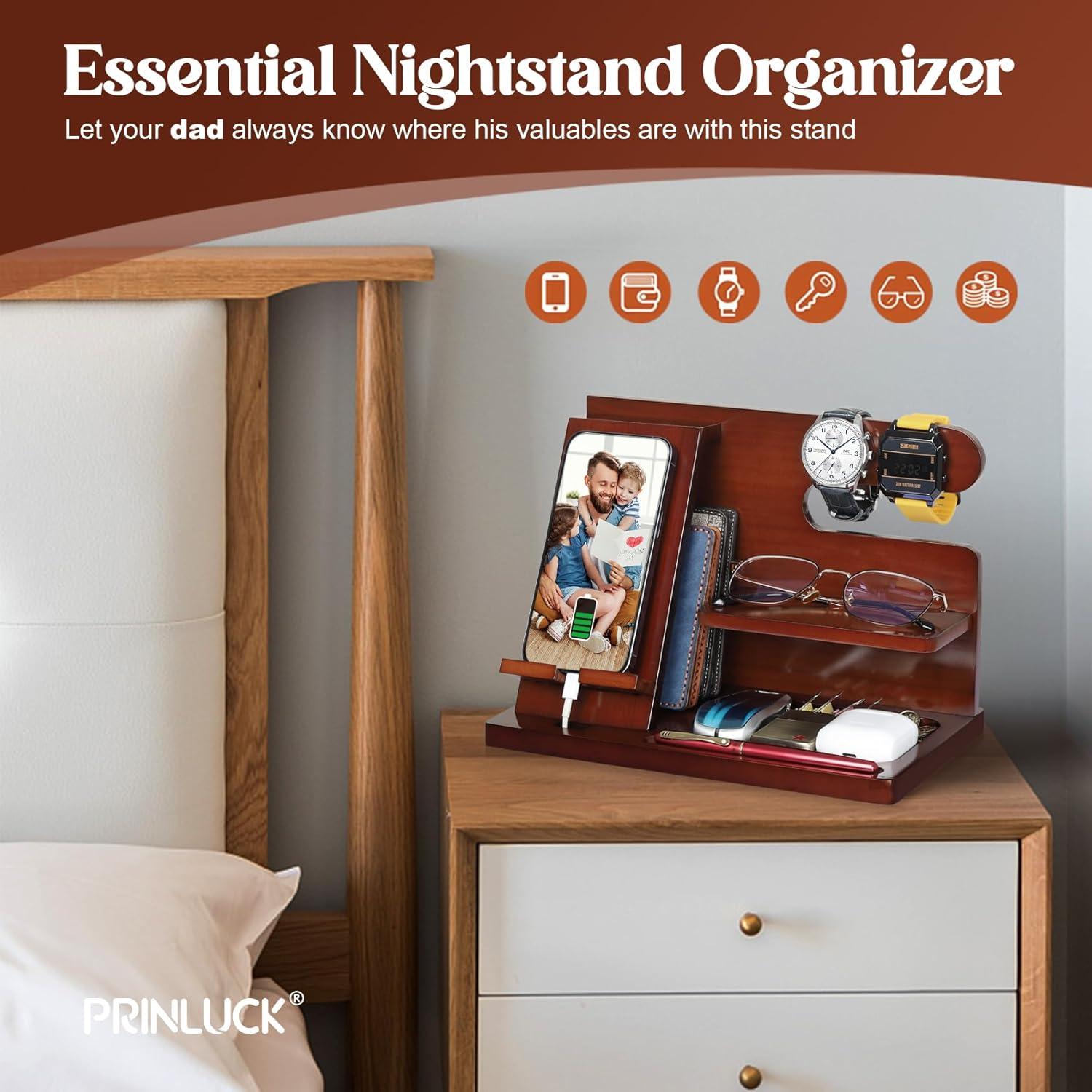 Soporte de Teléfono de Madera PRINLUCK con Grabado