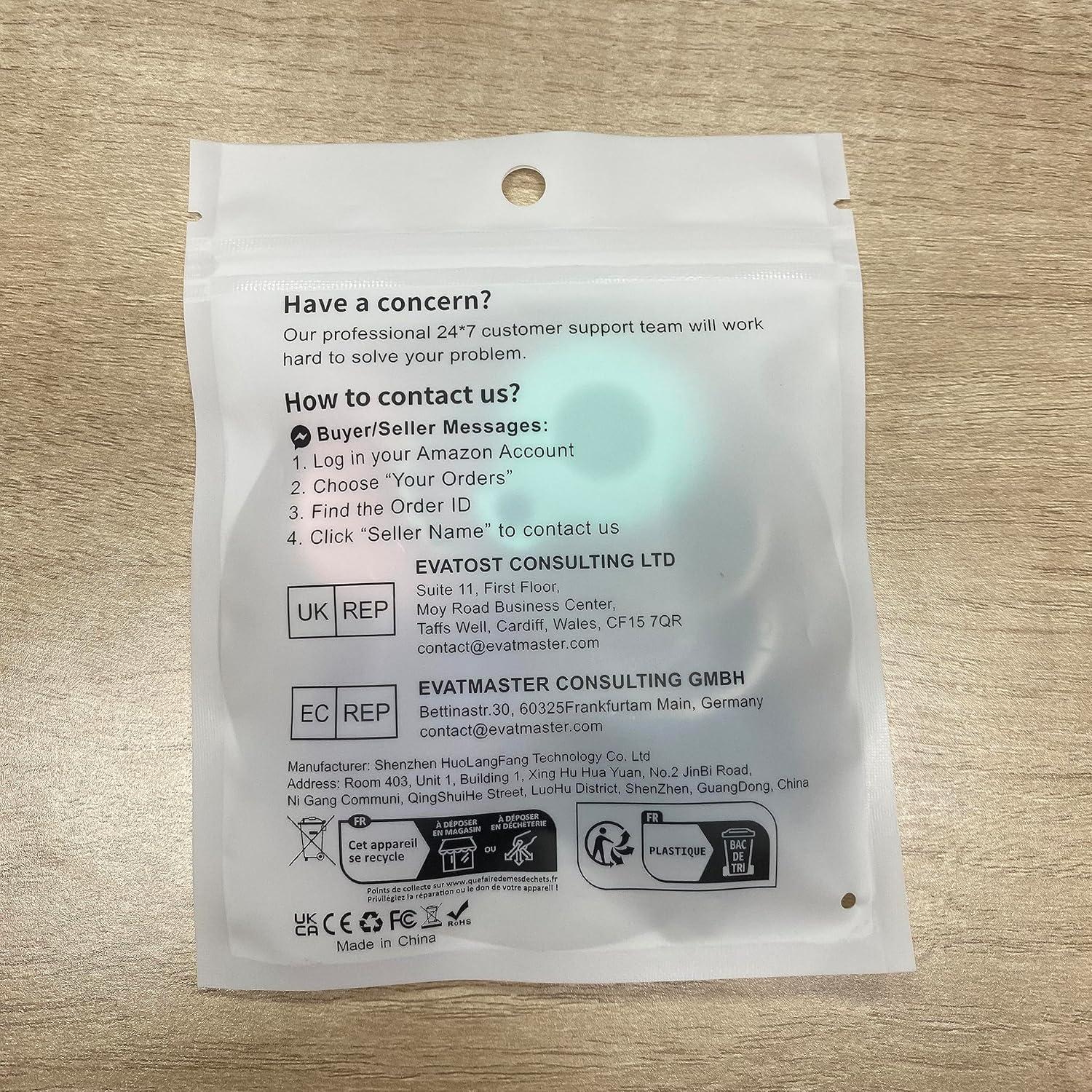 VAGAWEI Compatible with Apple AirTag, 4 Pack Silicone Keychain Case Replacement for GPS Tracker, Protective Key Ring Accessories for AirTags