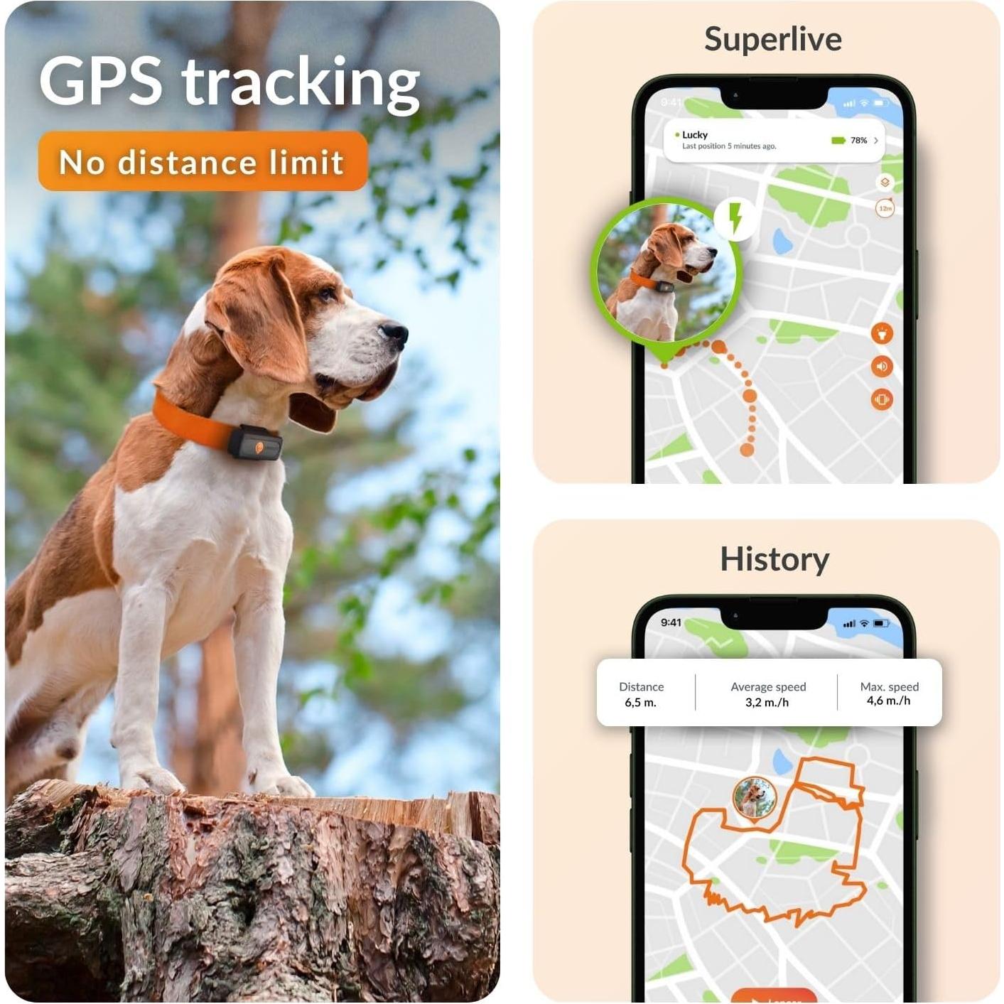 Rastreador GPS Weenect XS para Perros - Impermeable y Mini