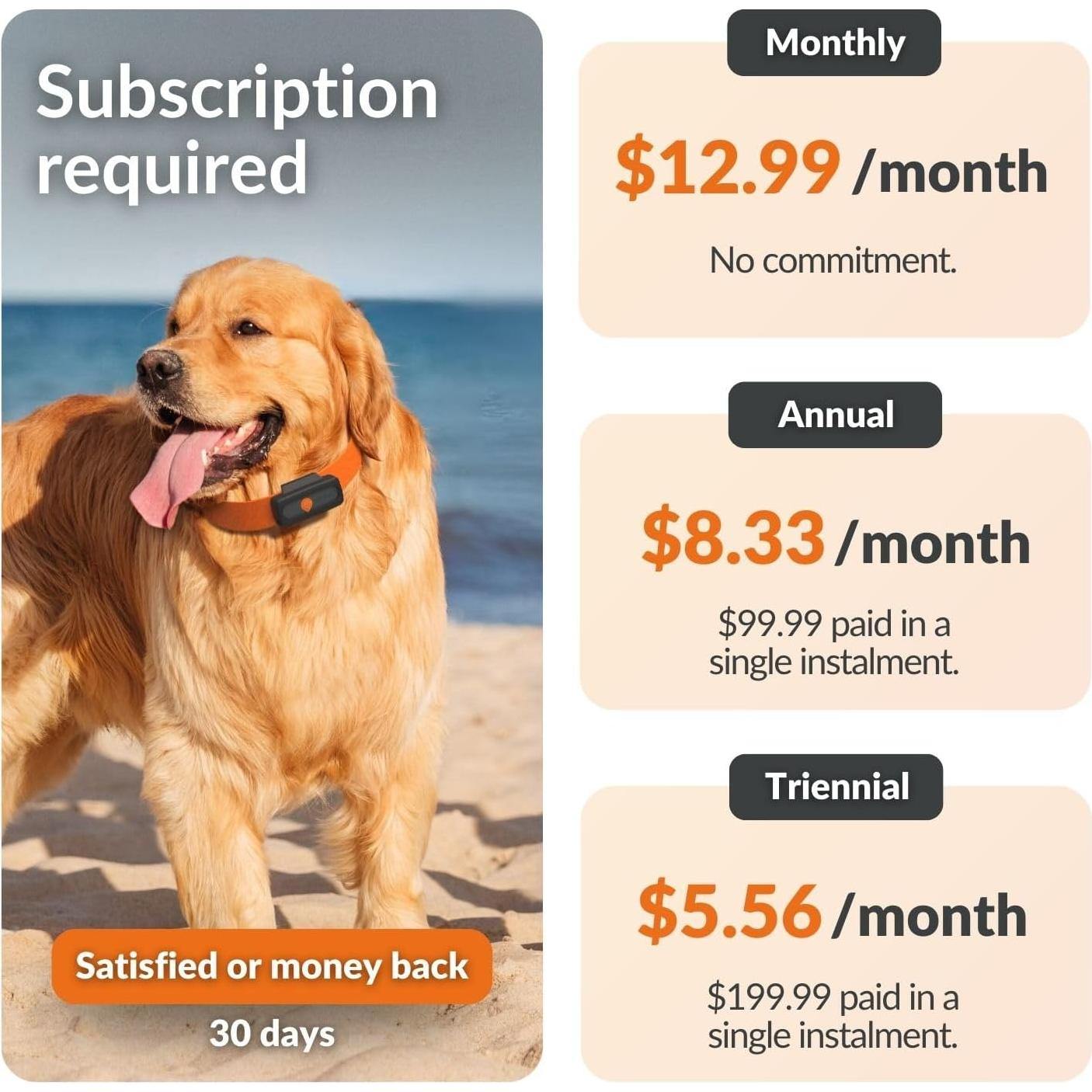 Rastreador GPS Weenect XS para Perros - Impermeable y Mini