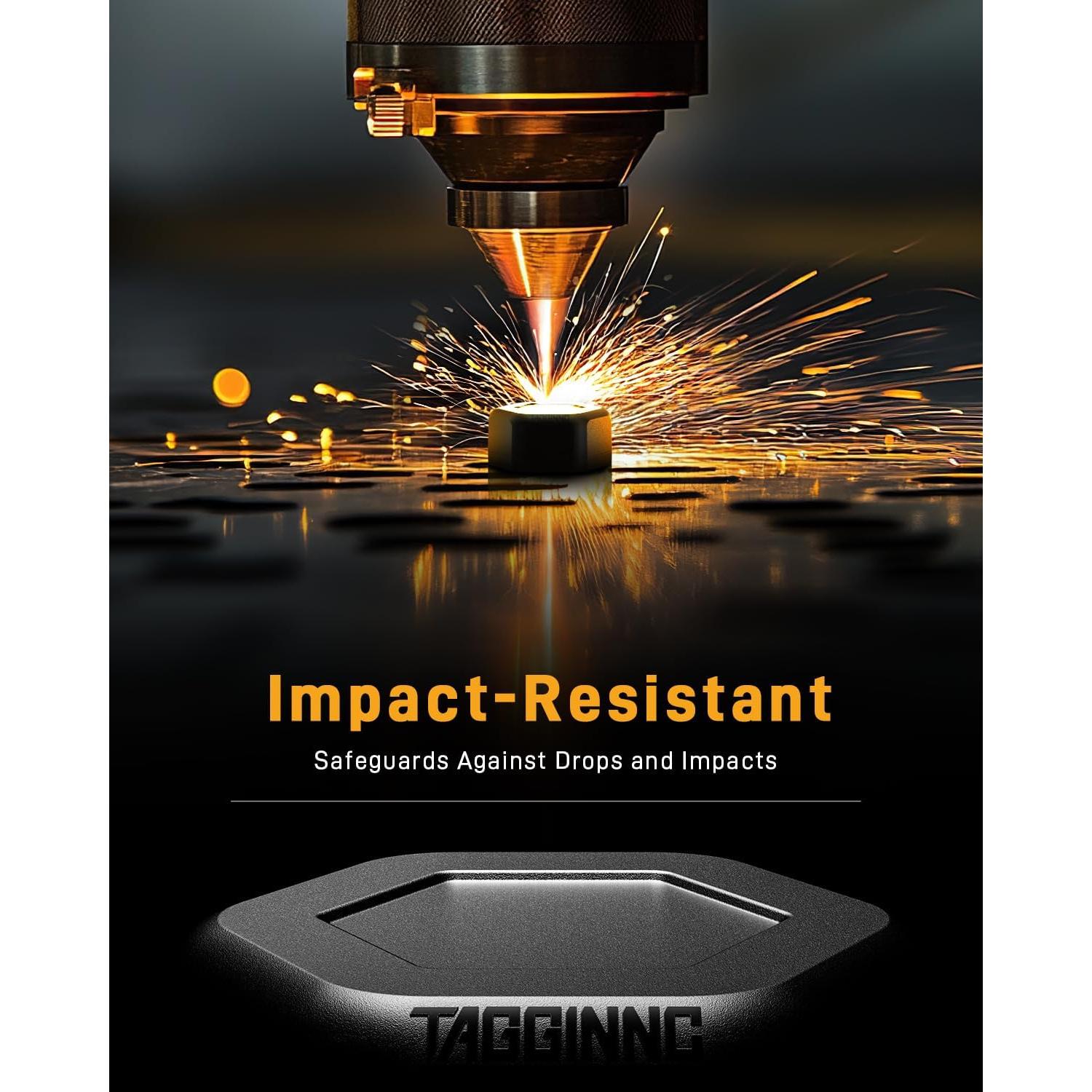 Paquete de 2 Fundas Magnéticas Tagginnc para AirTag - Impermeables y Resistentes