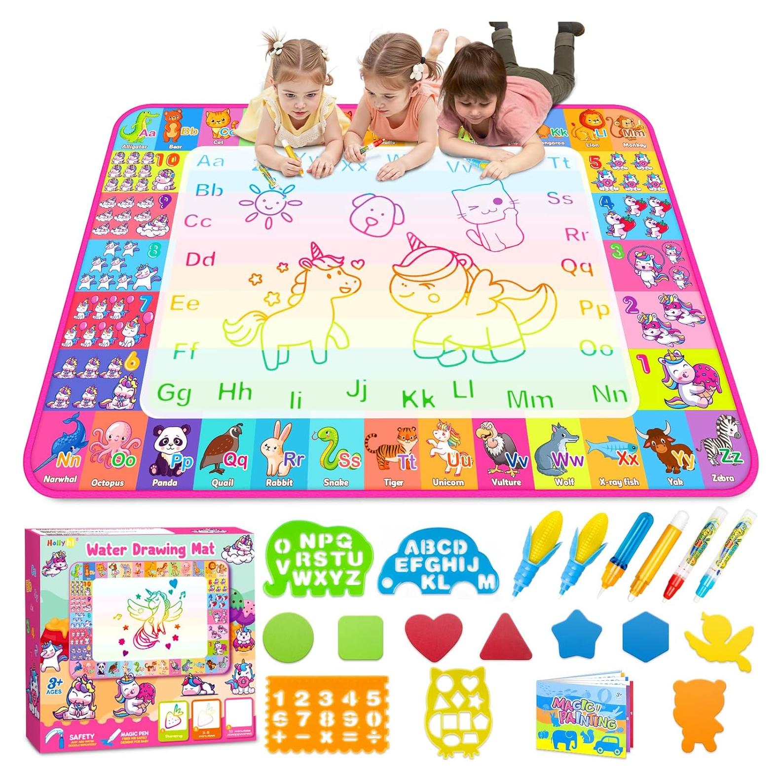 Alfombra de Dibujo Aqua Hollyhi 71.1x101.6cm para Niños