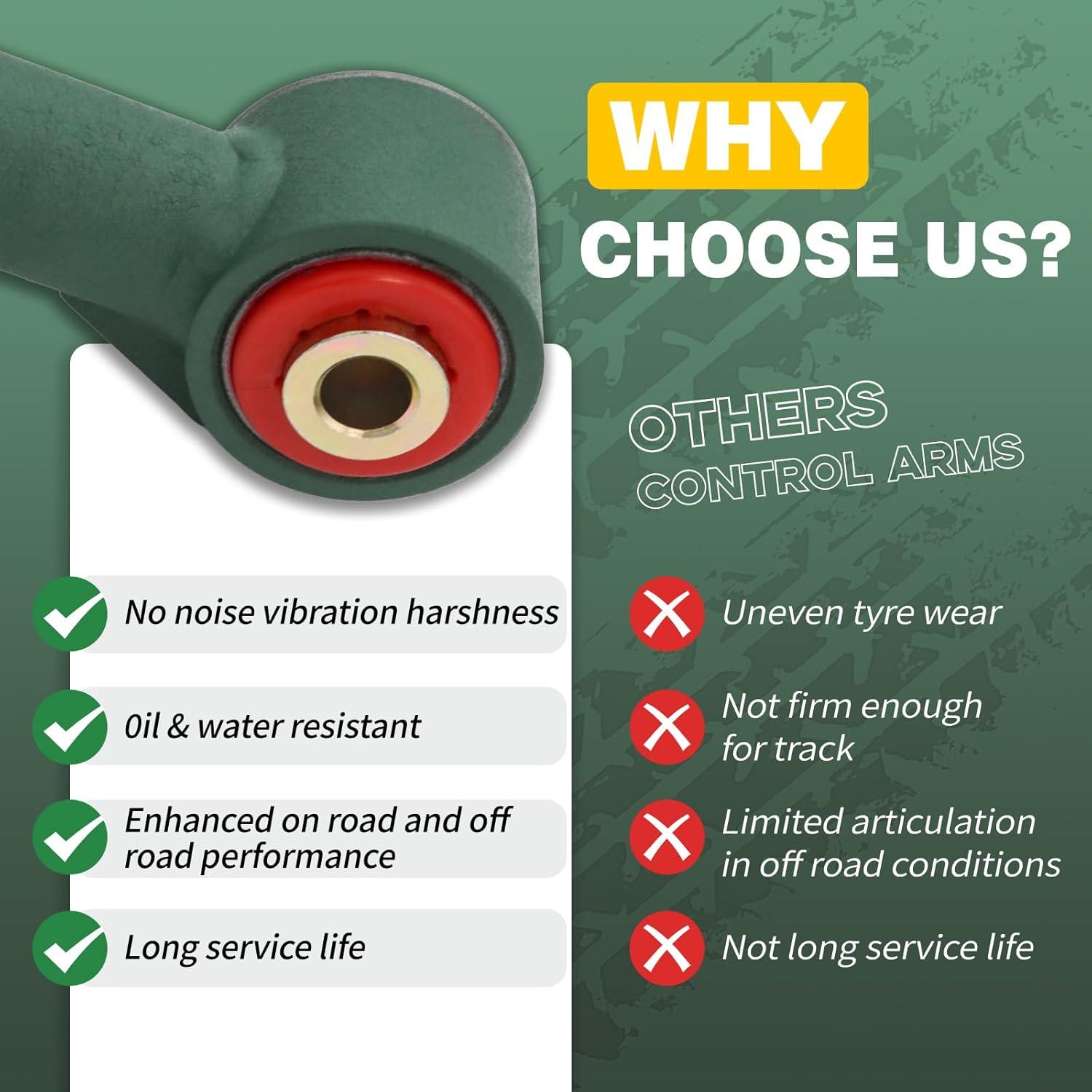 Brazos de Control Superior Frontal PraOents para Toyota Tacoma 1995-2004