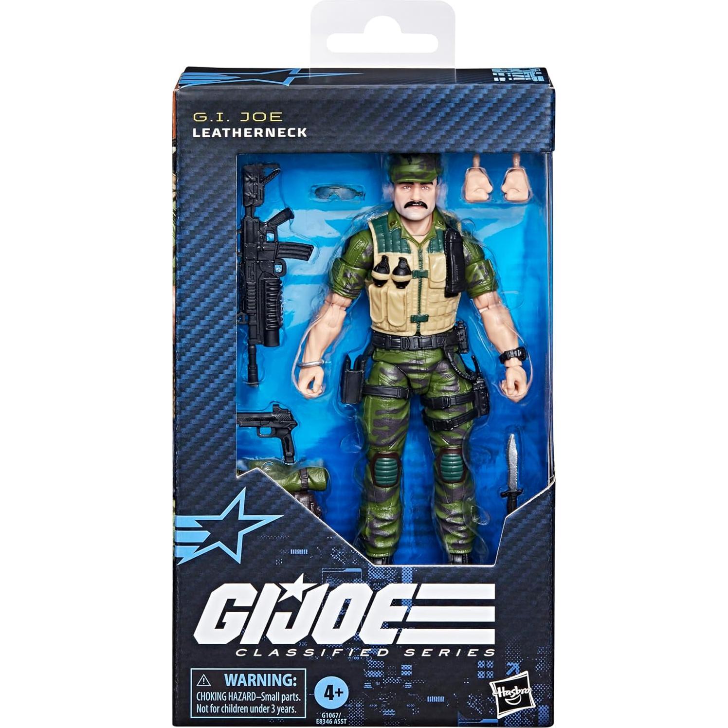 Figura de Acción G.I. Joe Leatherneck 15 cm con 8 Accesorios
