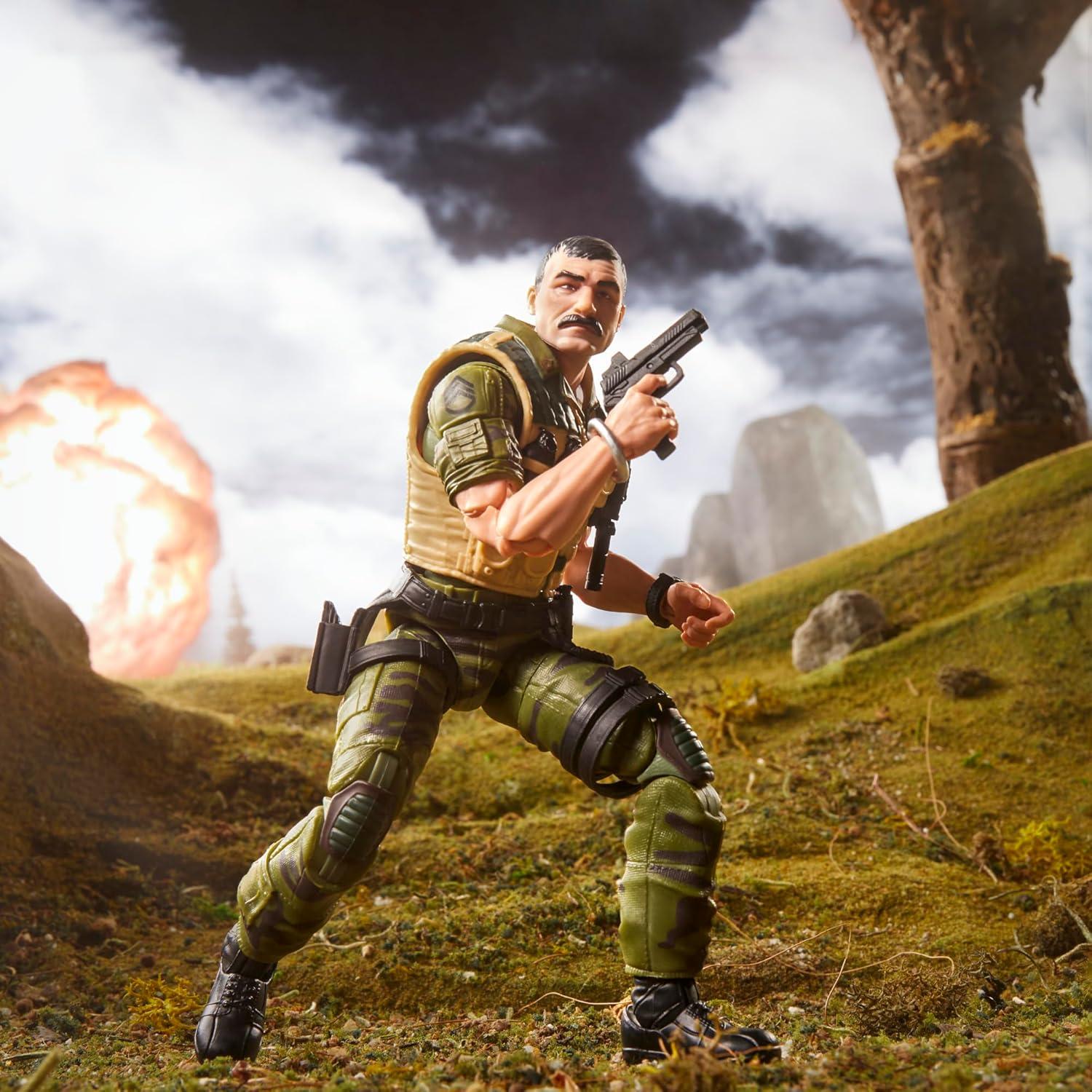 Figura de Acción G.I. Joe Leatherneck 15 cm con 8 Accesorios