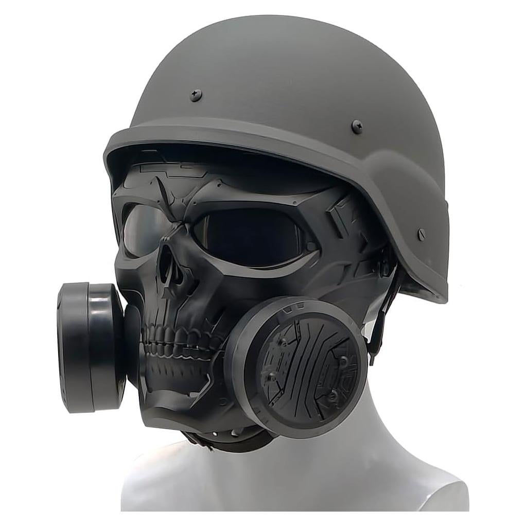 Máscara de Gas Táctica PuddingStation MM04-001 para Airsoft